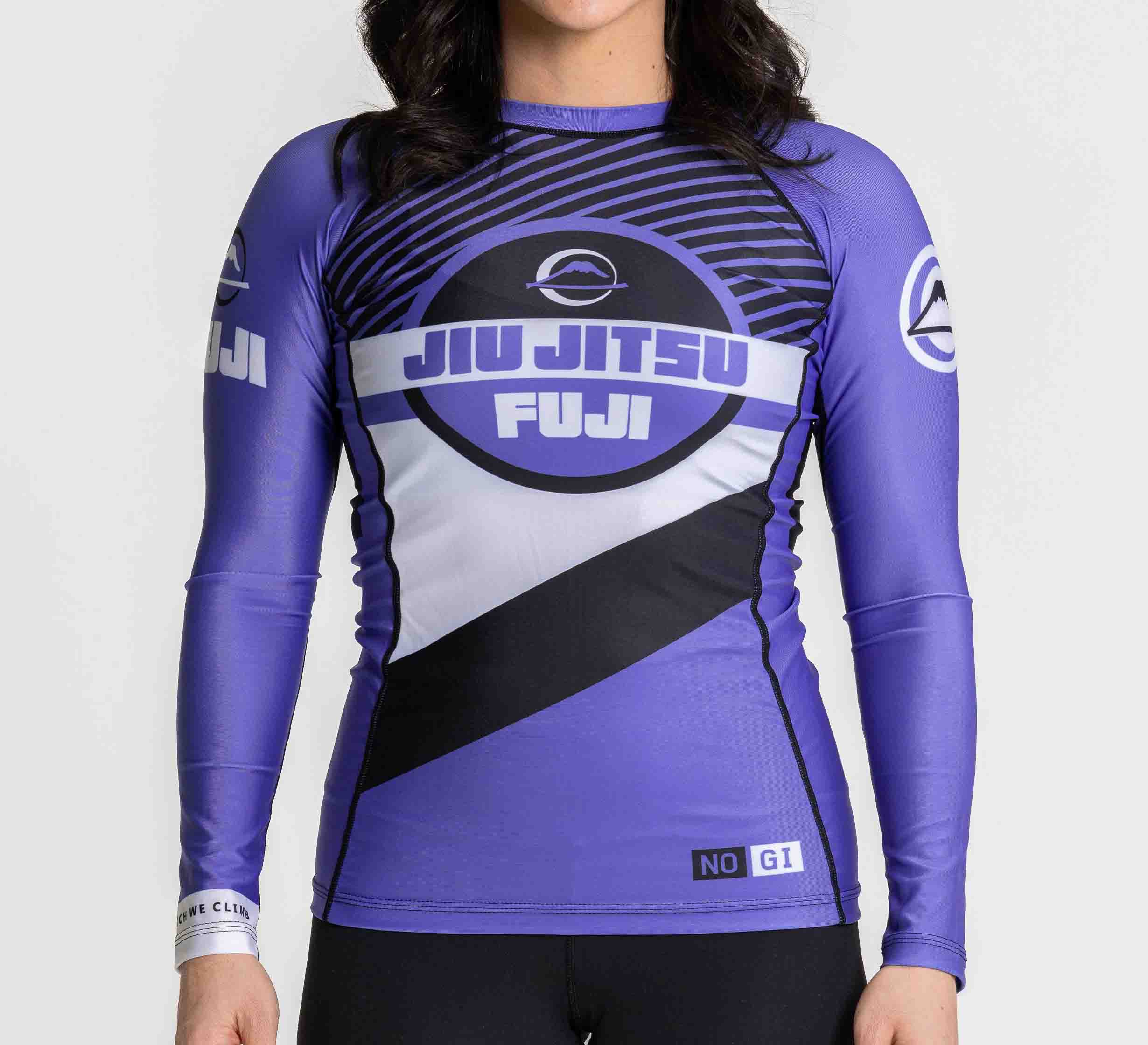 Womens Pacer Flex Lite Long Sleeve Rashguard Purple