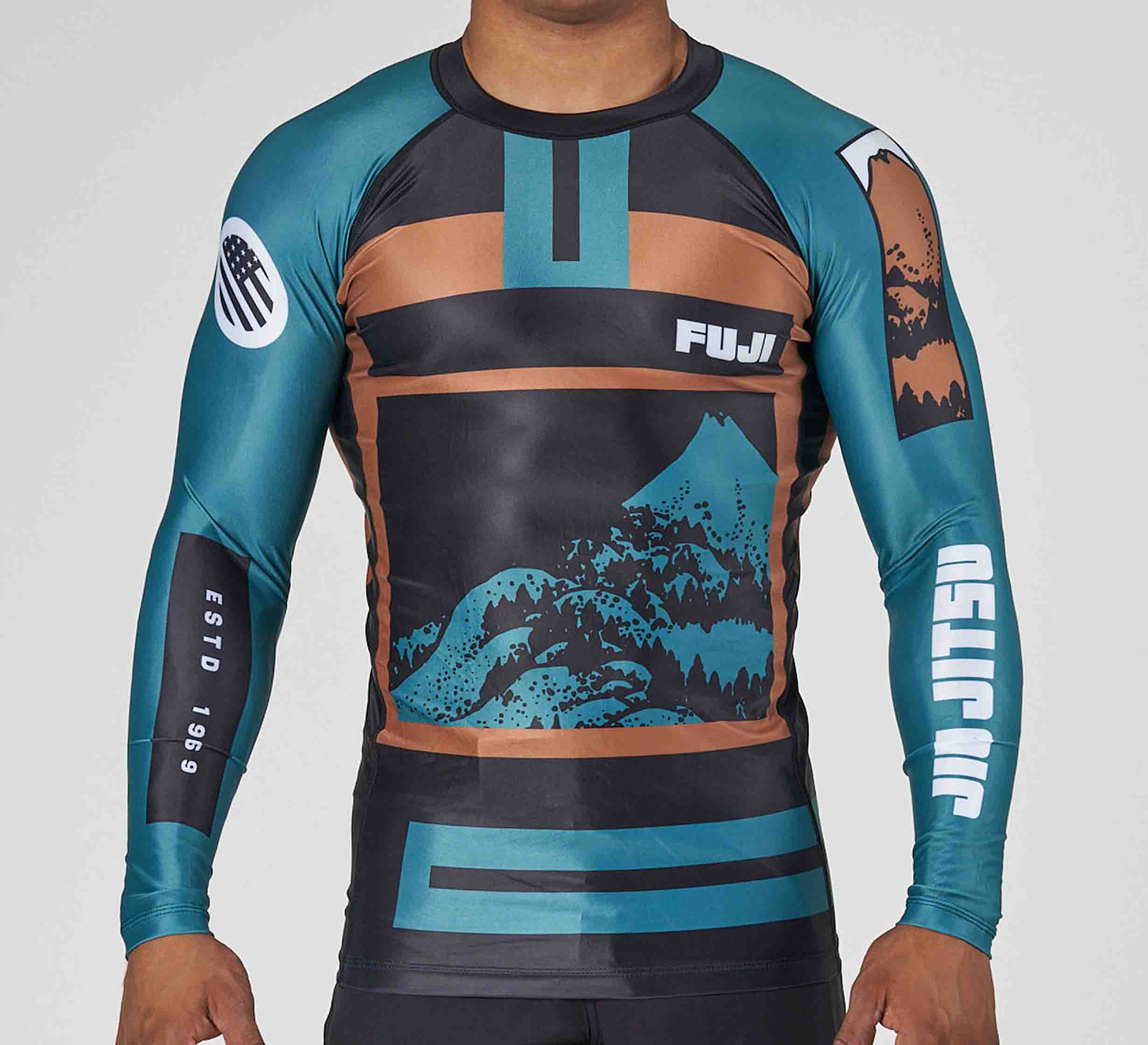 Mt. FUJI Flex Lite Rashguard Forest