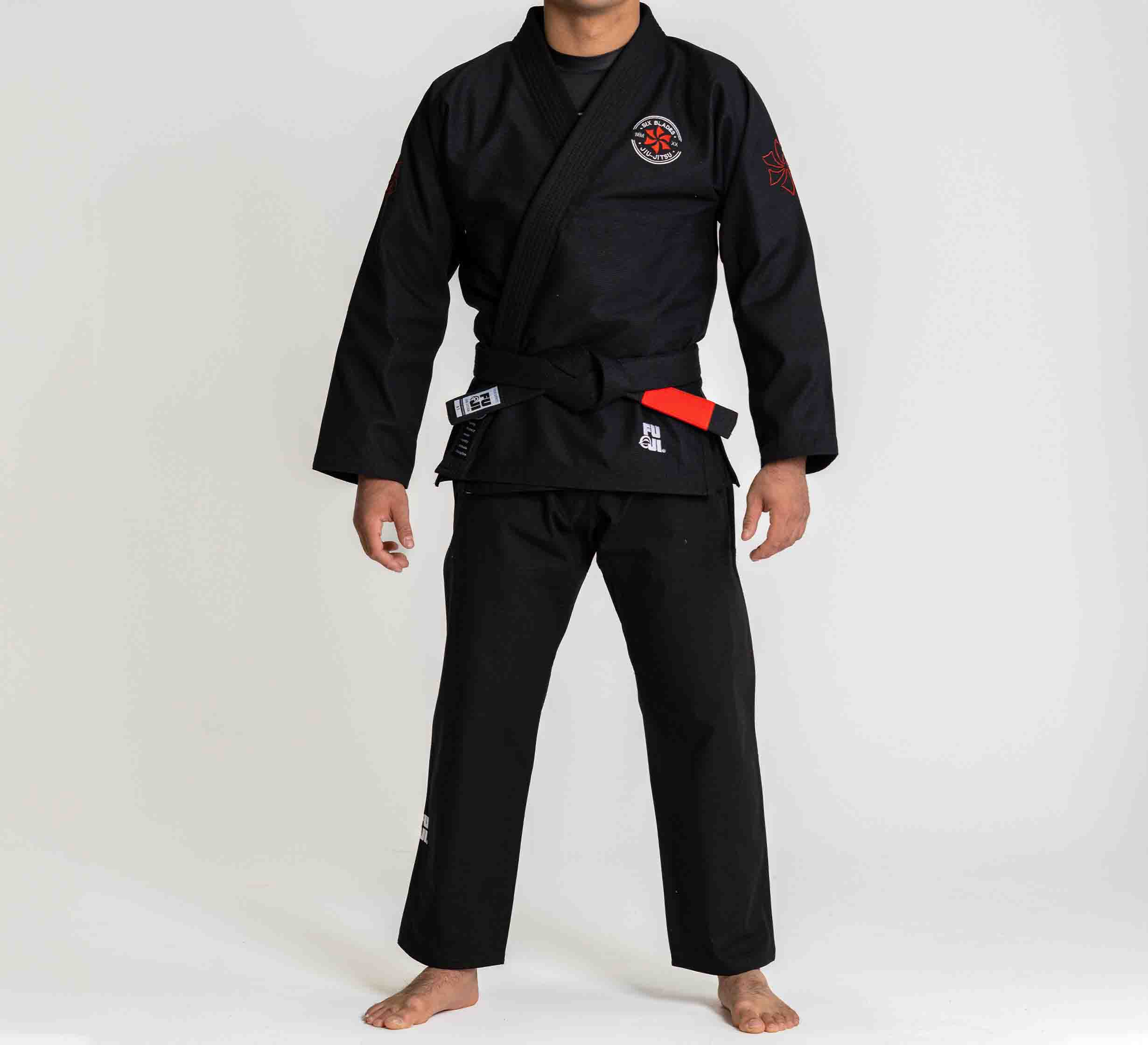 Kids Six Blades Official Suparaito BJJ Gi Black