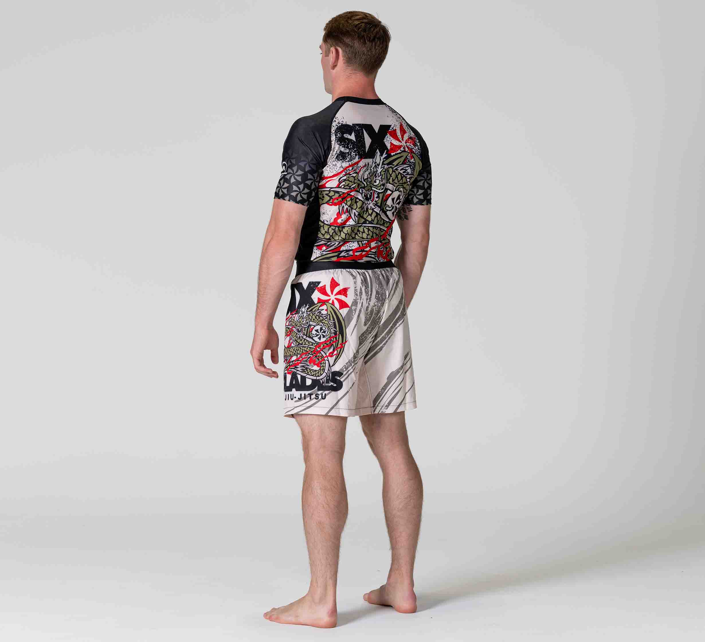 Six Blades Dragon Short Sleeve Flex Lite Rashguard