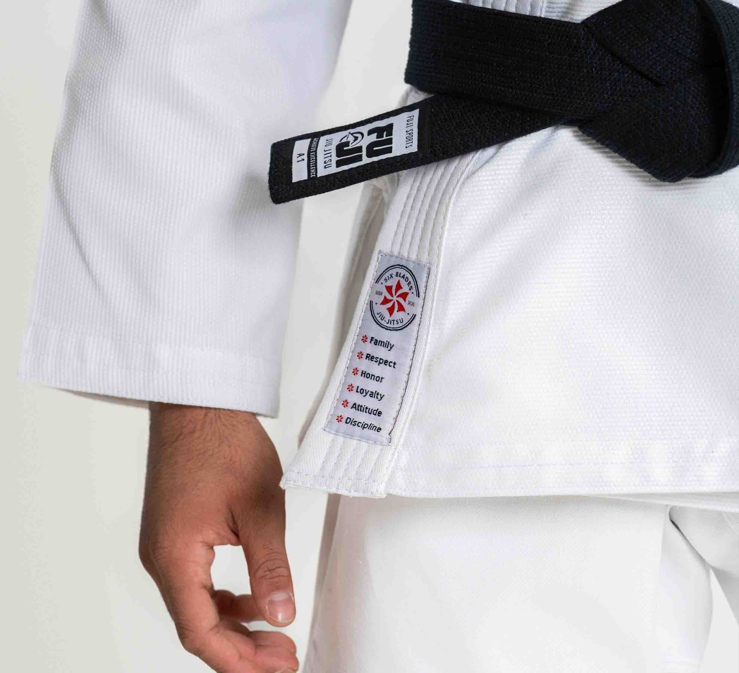 Kids Six Blades Association BJJ Gi White