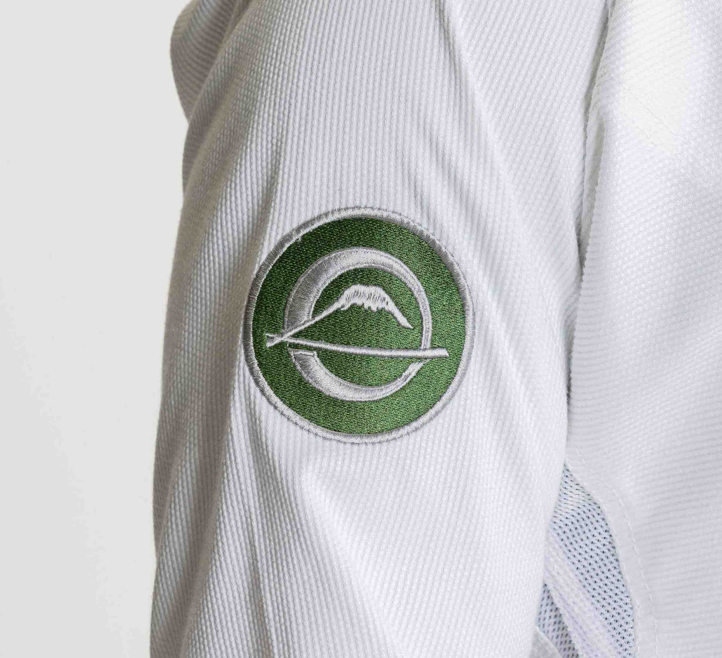 Flow-Tech BJJ Gi White/Green