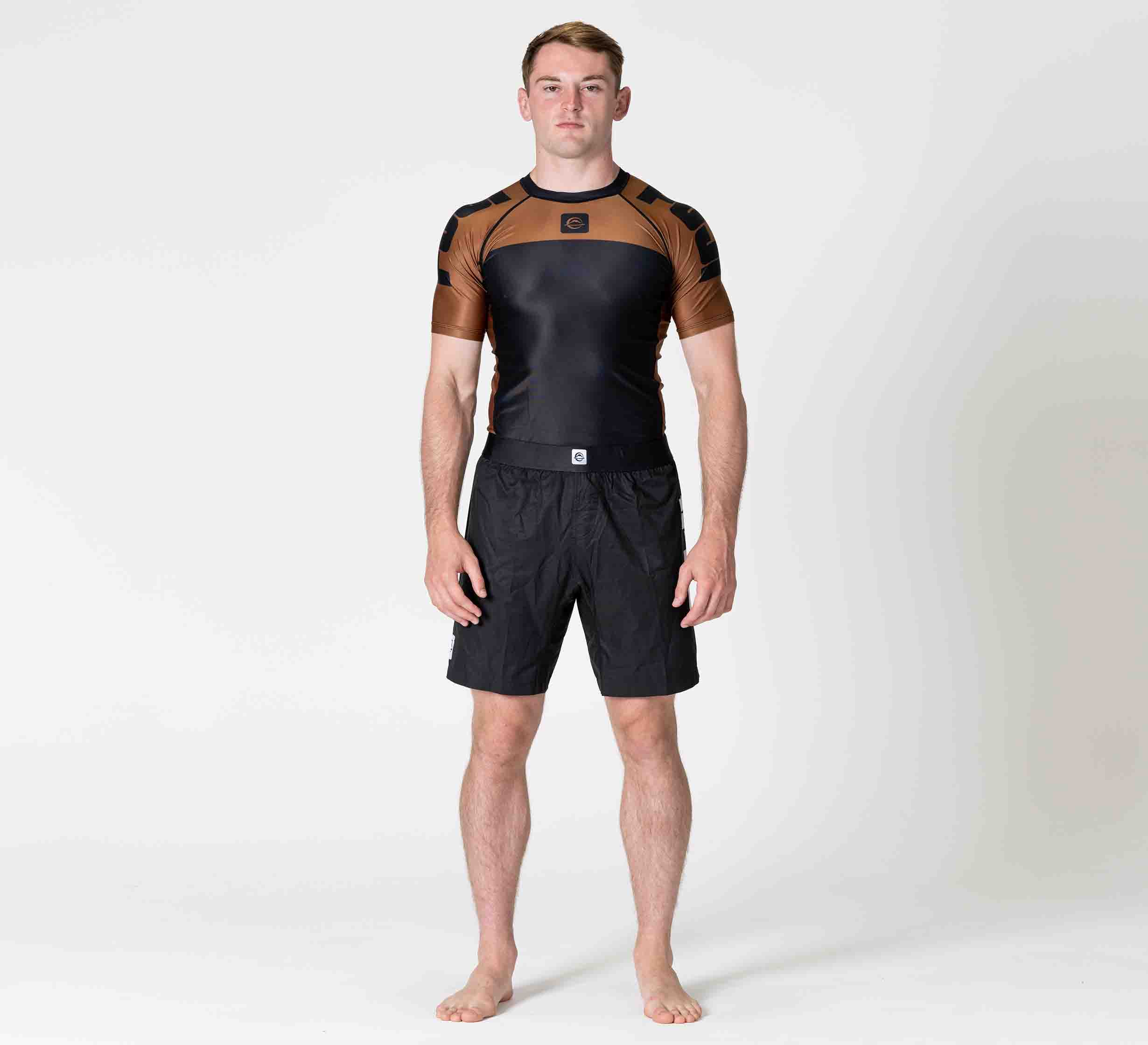 Competition Ranked Rashguard Brown