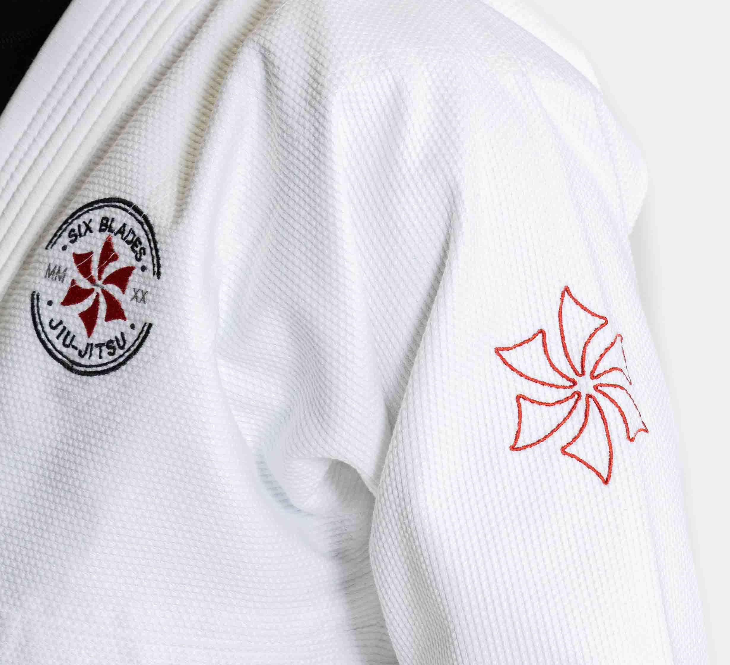 Six Blades Official Sekai BJJ Gi White