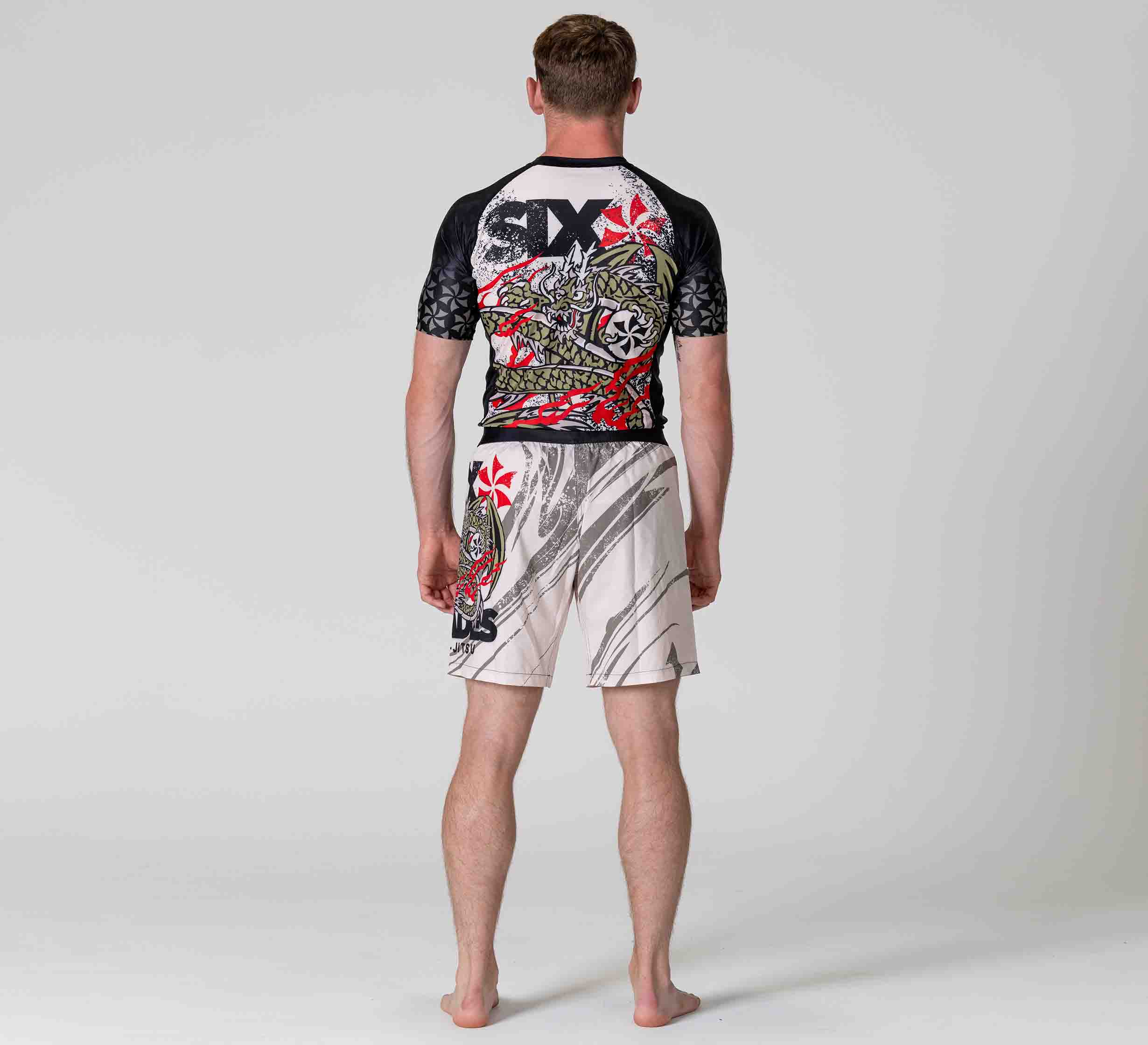 Six Blades Dragon Short Sleeve Flex Lite Rashguard