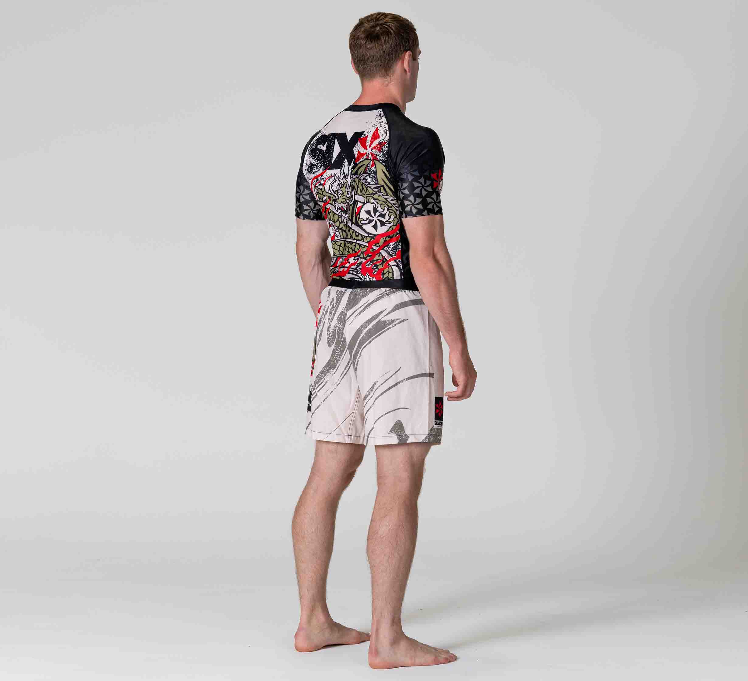 Six Blades Dragon Short Sleeve Flex Lite Rashguard