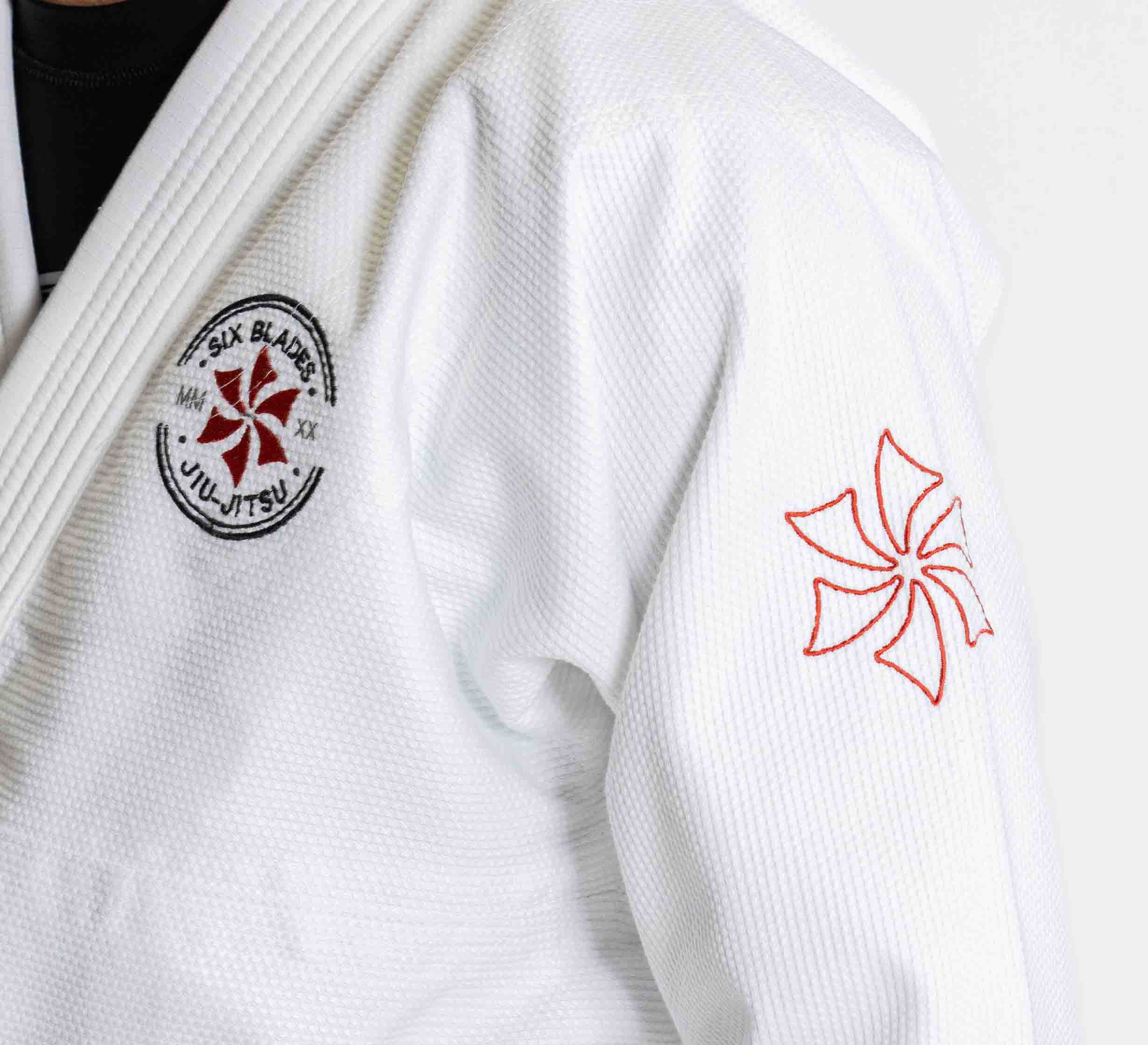 Six Blades Official Sekai BJJ Gi White