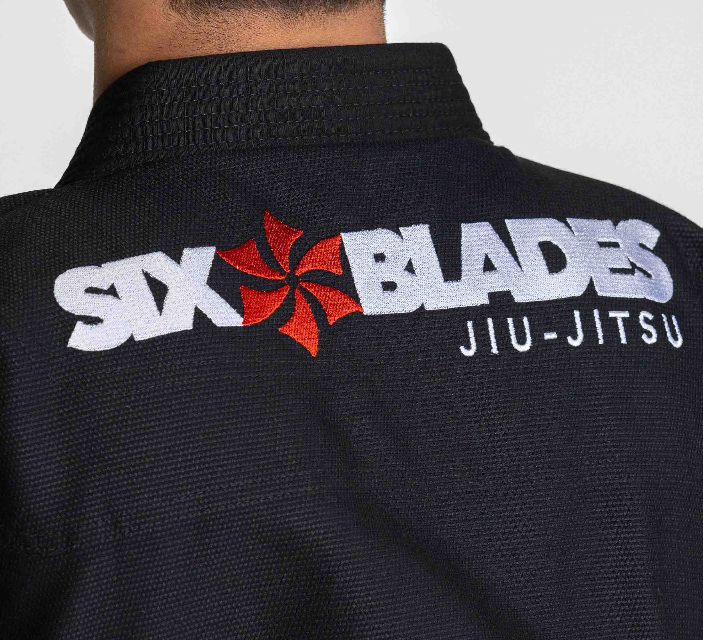 Kids Six Blades Official Suparaito BJJ Gi Black