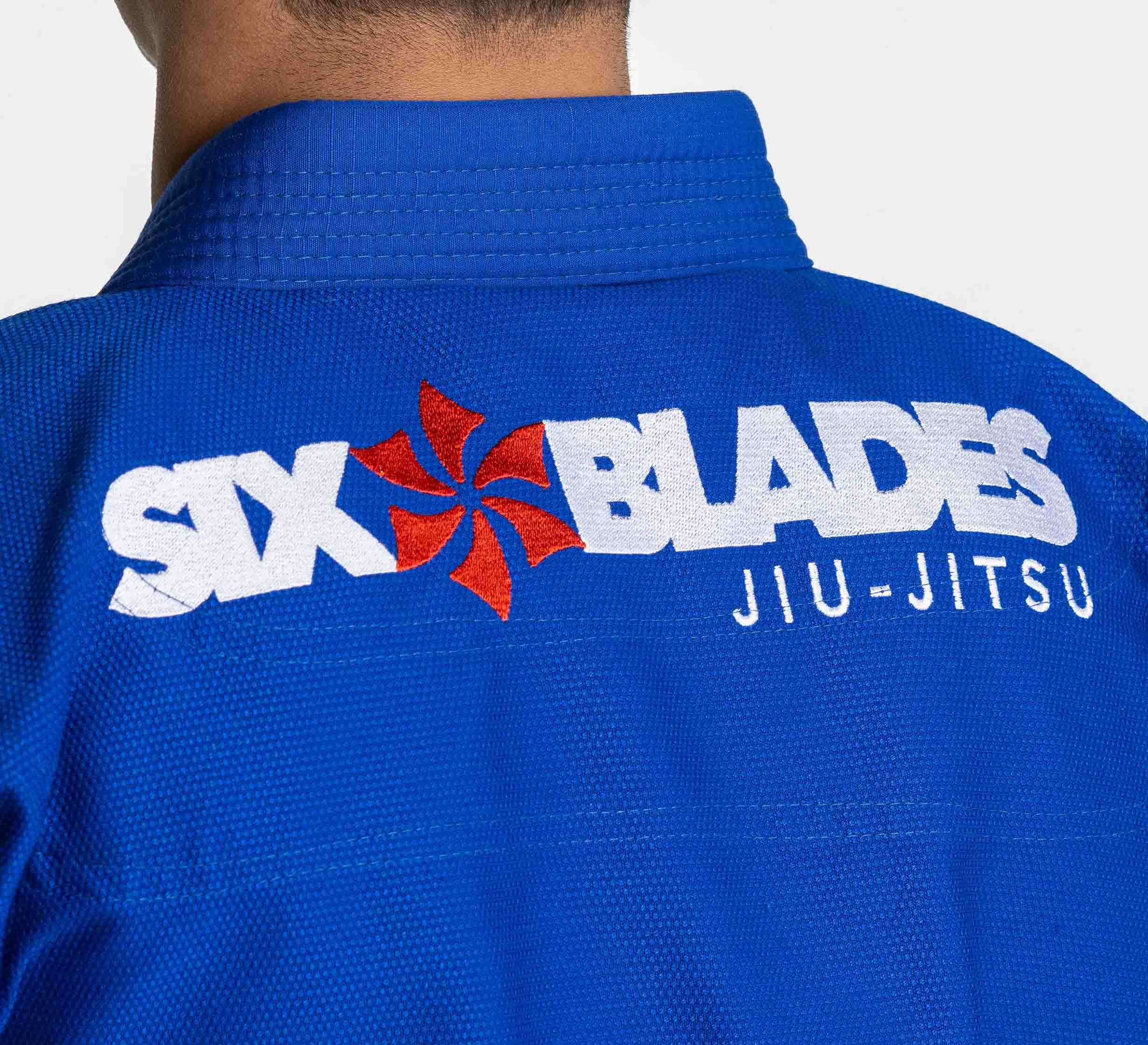 Kids Six Blades Official Suparaito BJJ Gi Blue