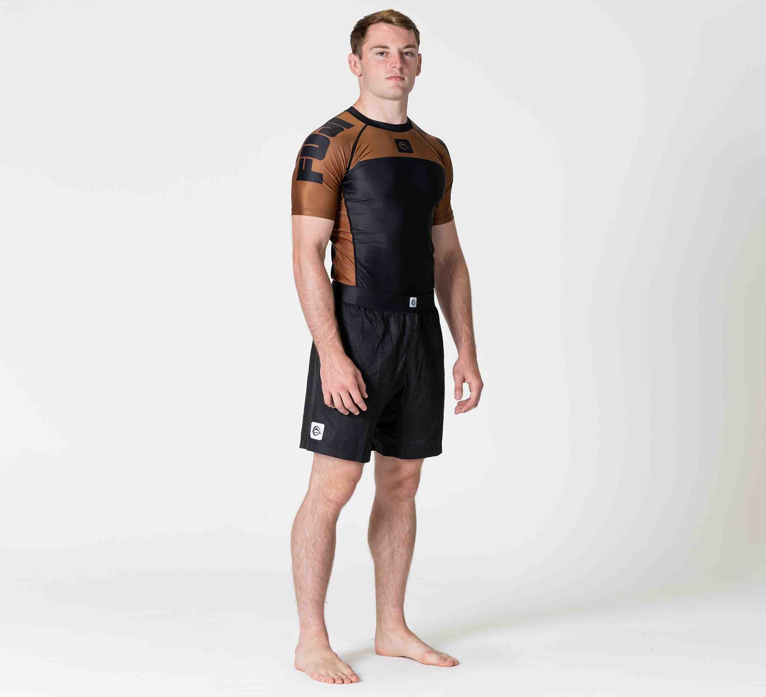 Competition Ranked Rashguard Brown