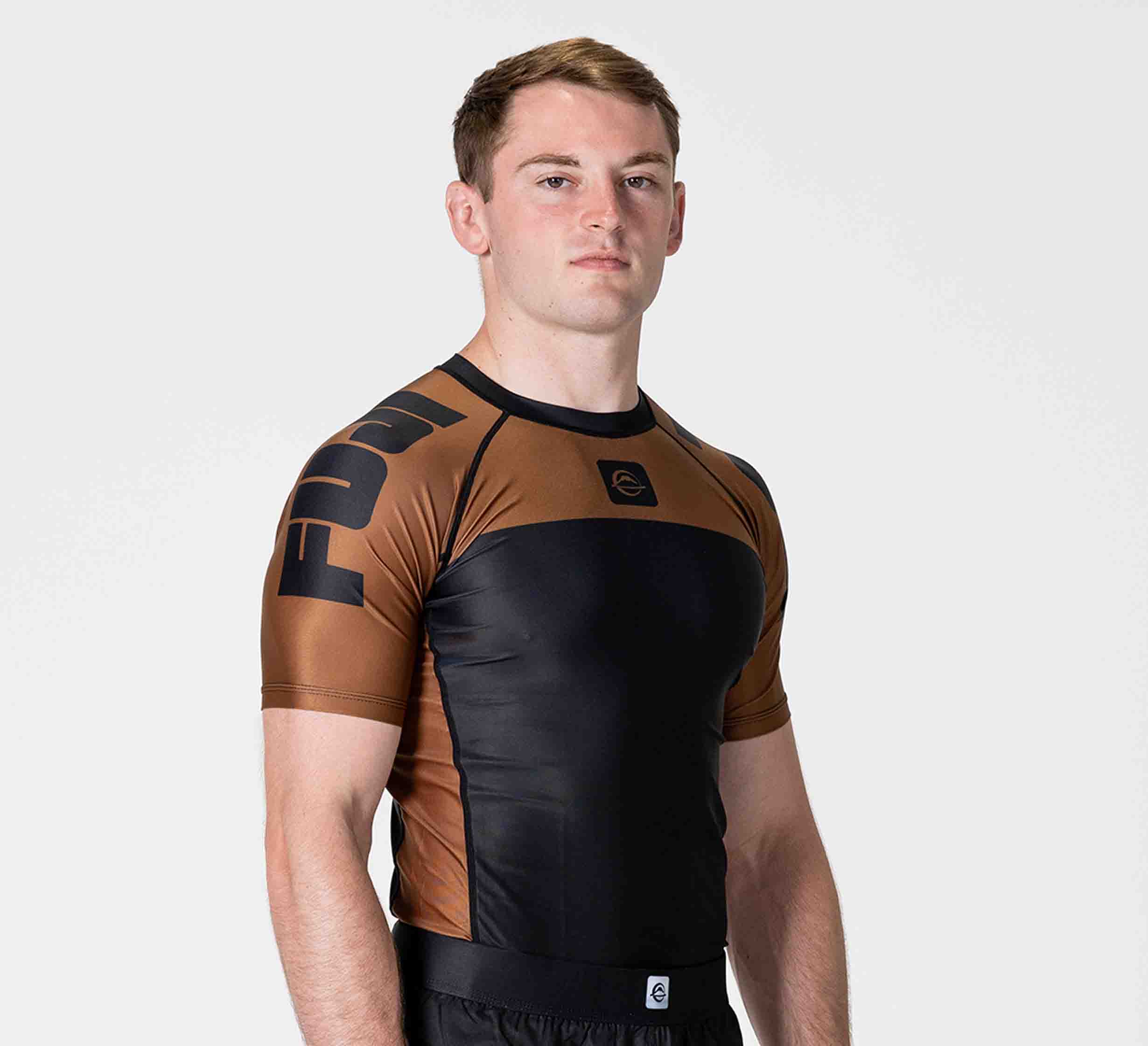 Competition Ranked Rashguard Brown