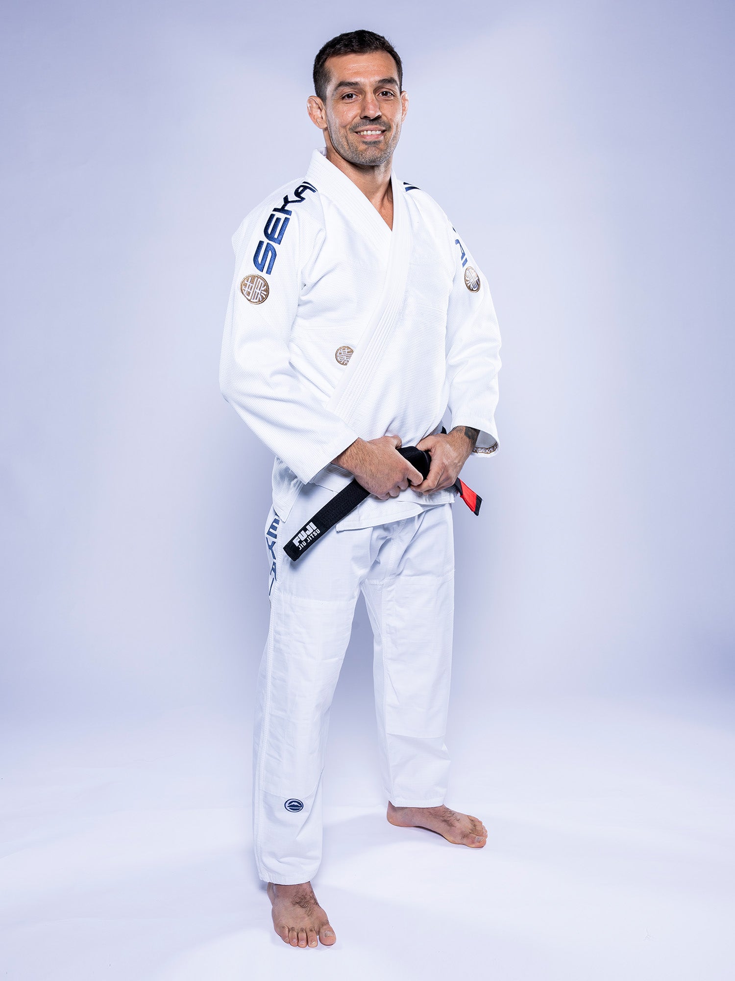 RYUSEI 　3 SEKAI 3.0 BJJ Gi White Navy