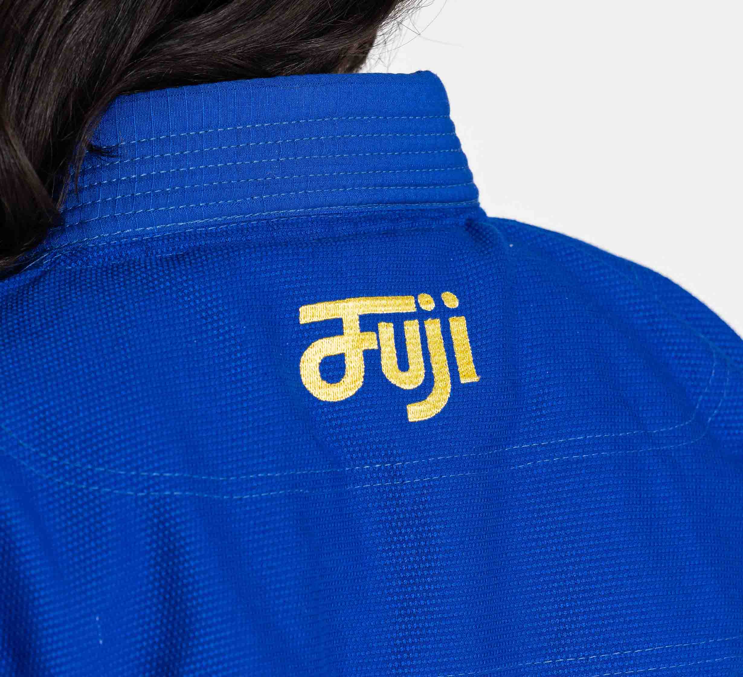 Womens Flow-Tech BJJ Gi Blue/Gold