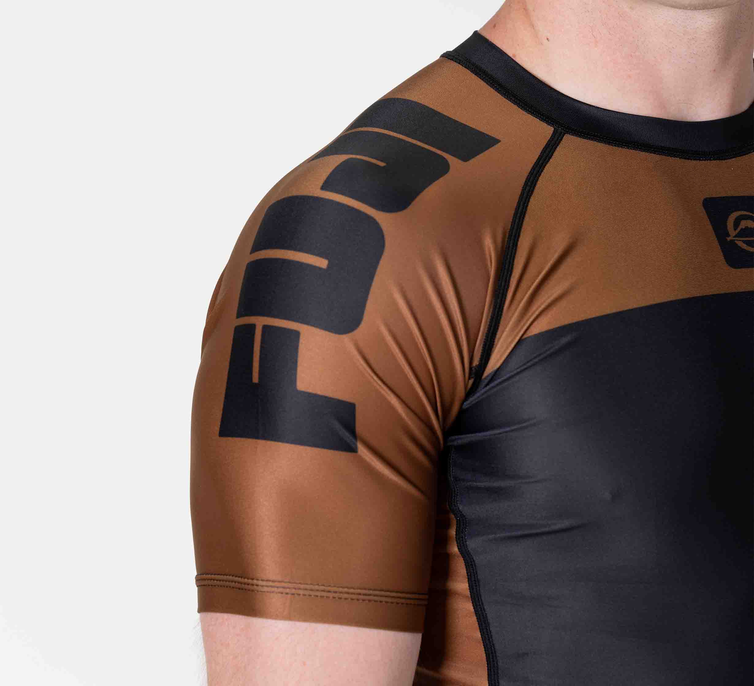 Competition Ranked Rashguard Brown