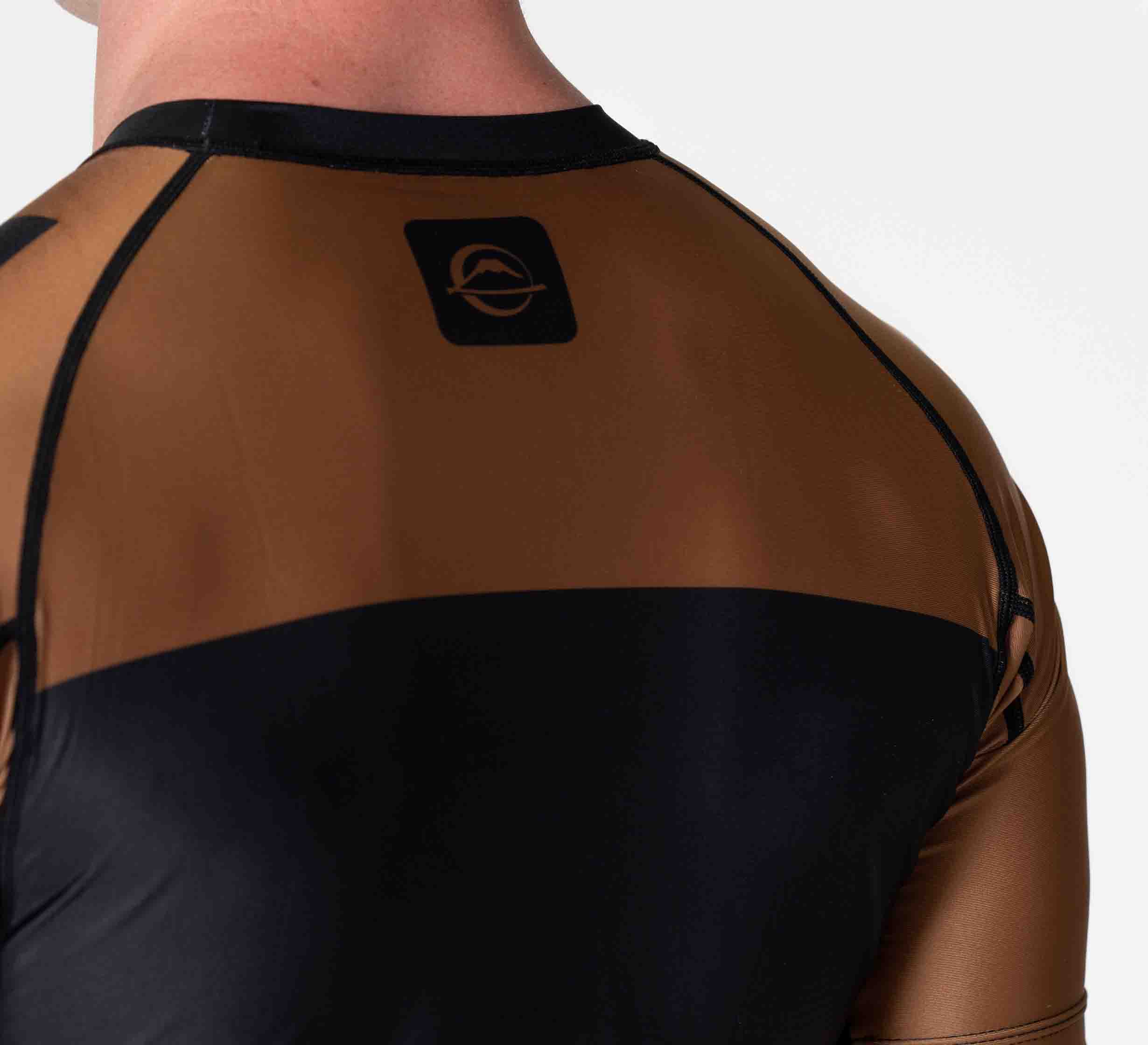 Competition Ranked Rashguard Brown