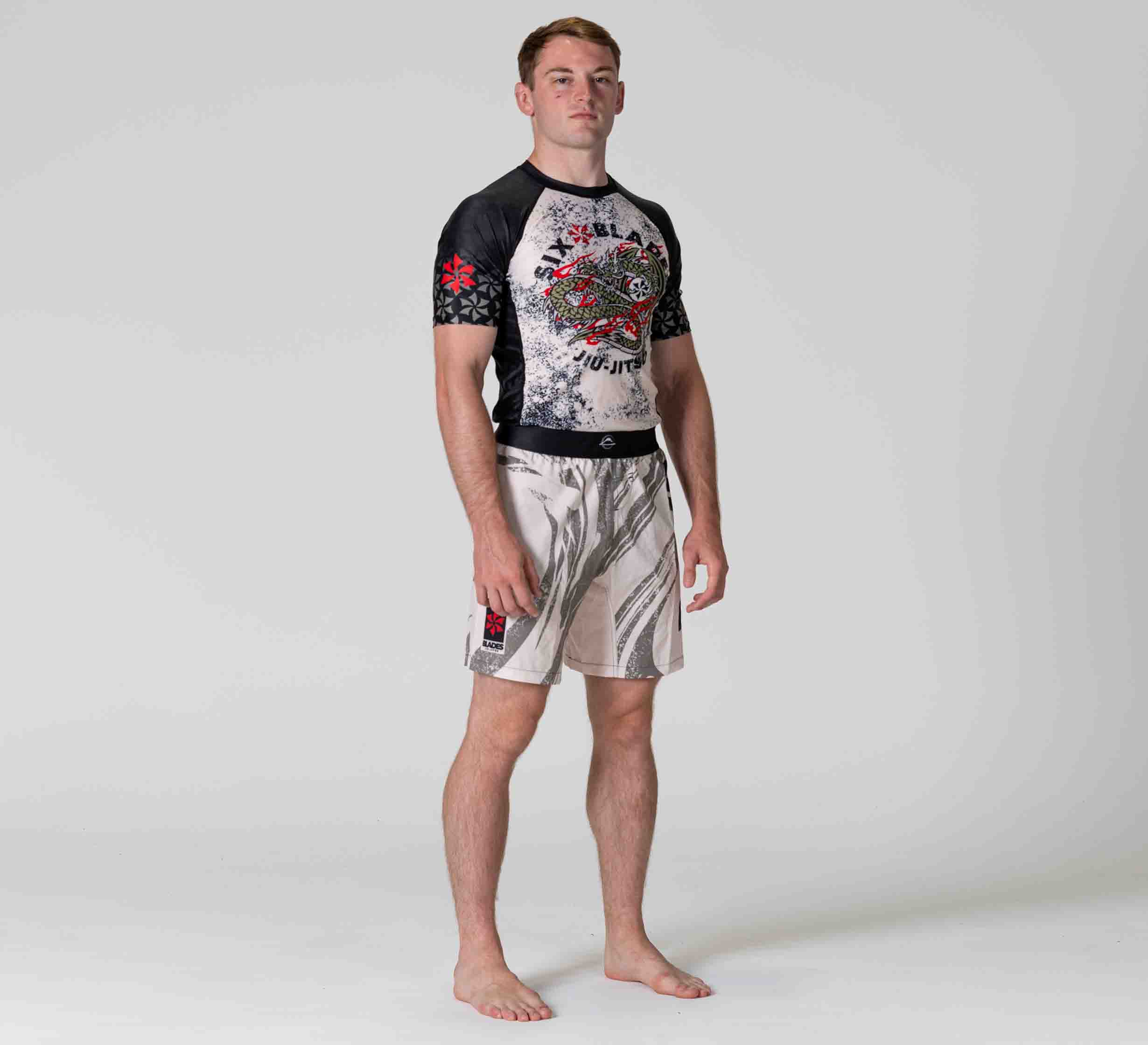 Six Blades Dragon Short Sleeve Flex Lite Rashguard