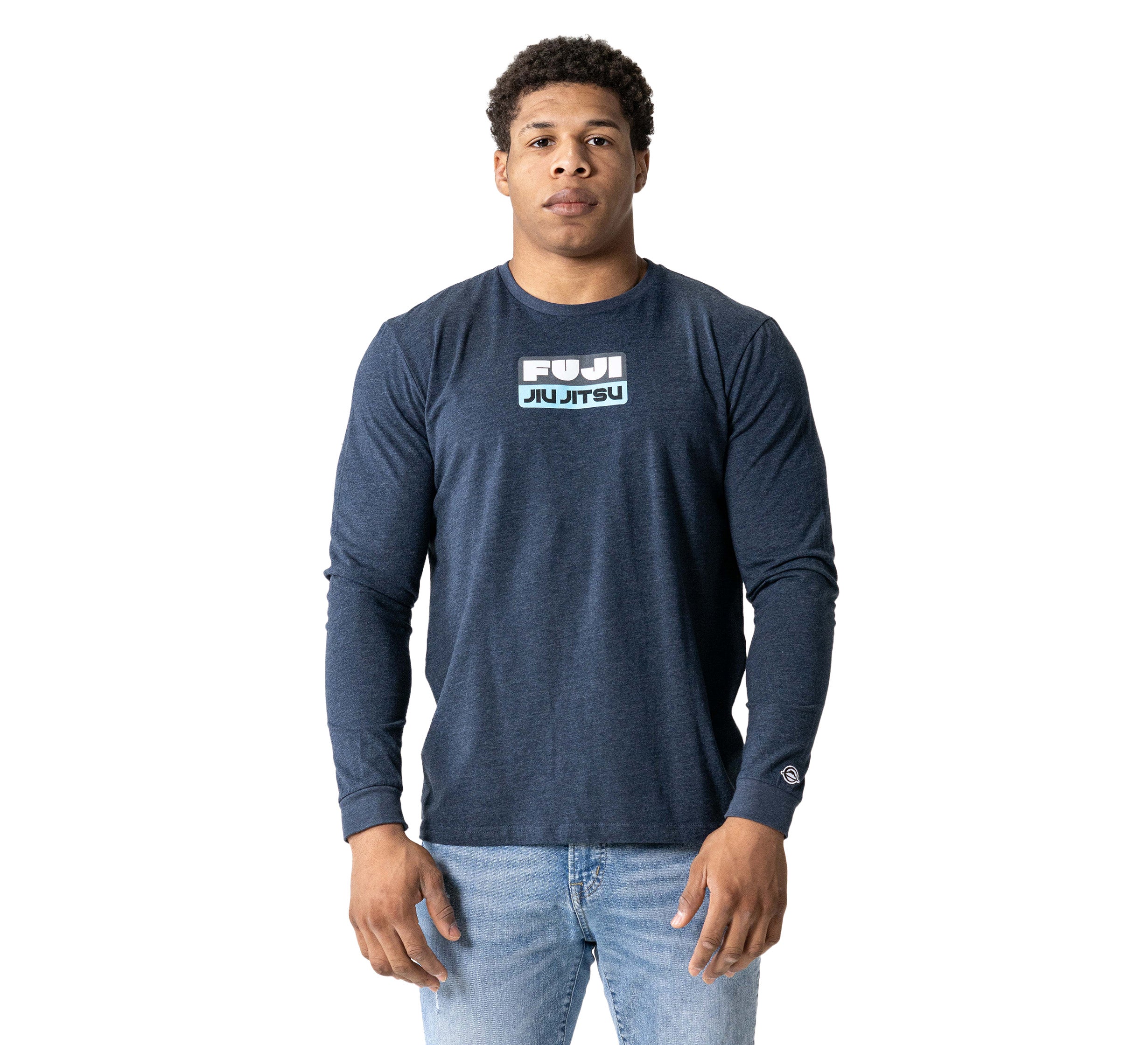 Retro Long Sleeve T-Shirt Navy