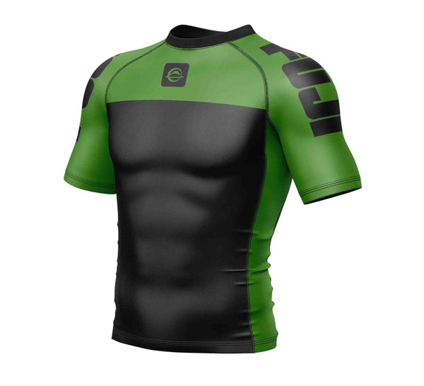 Kids IBJJF Ranked Rashguard Green