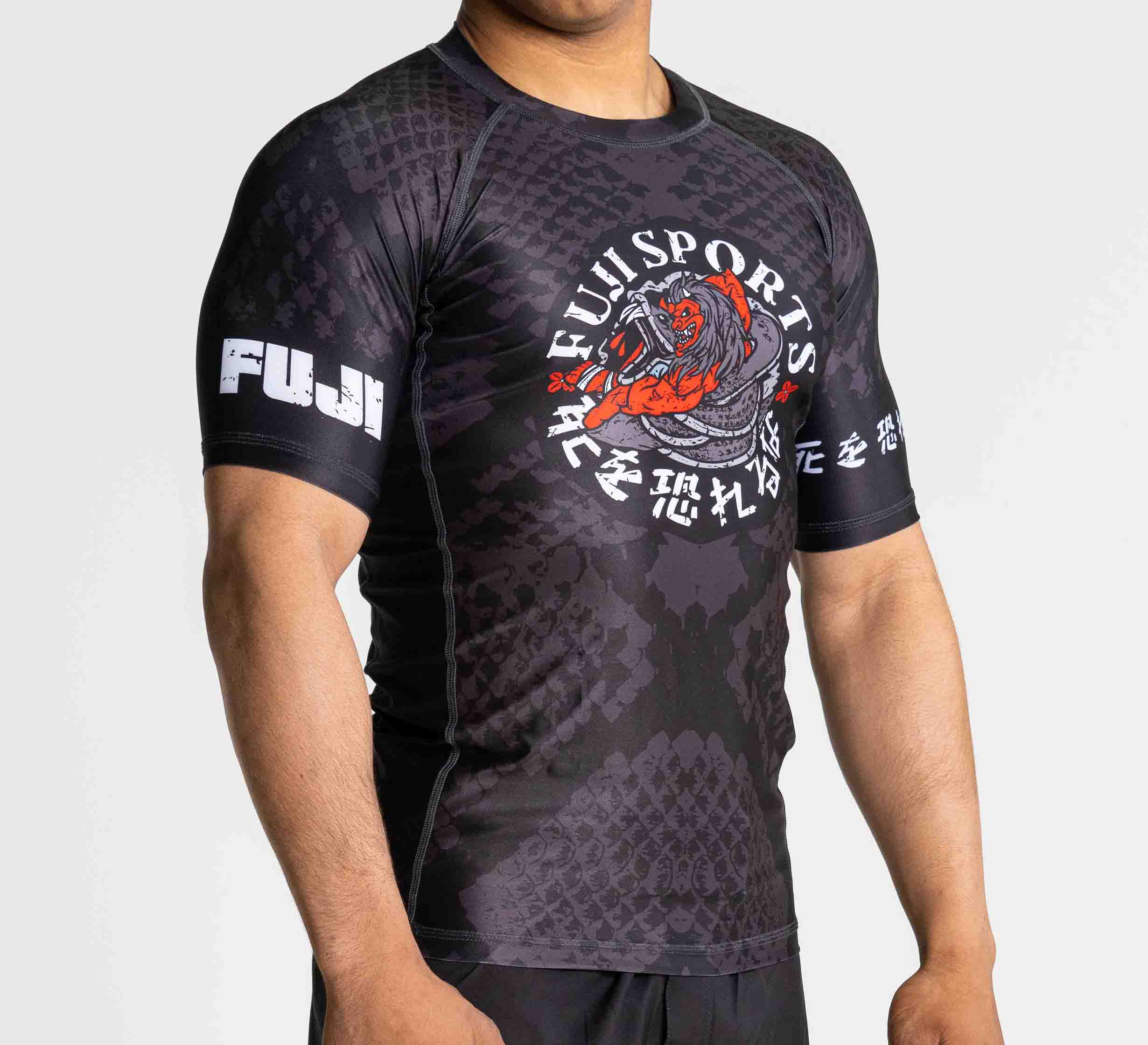 Oni vs. Anaconda Short Sleeve Rashguard Black