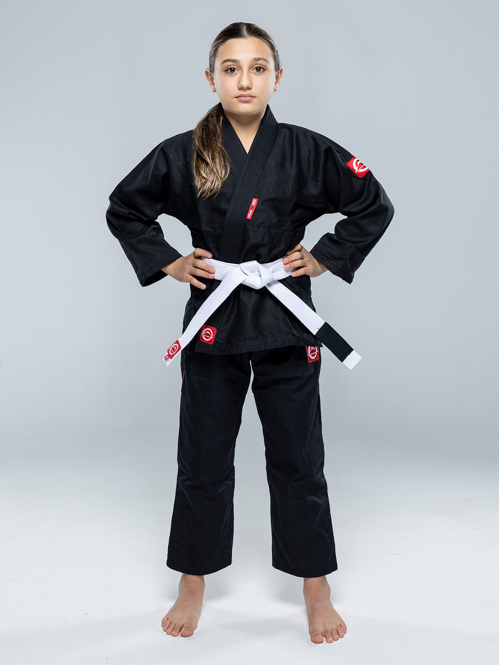 Kids Ultra Lite 300 BJJ Gi Black