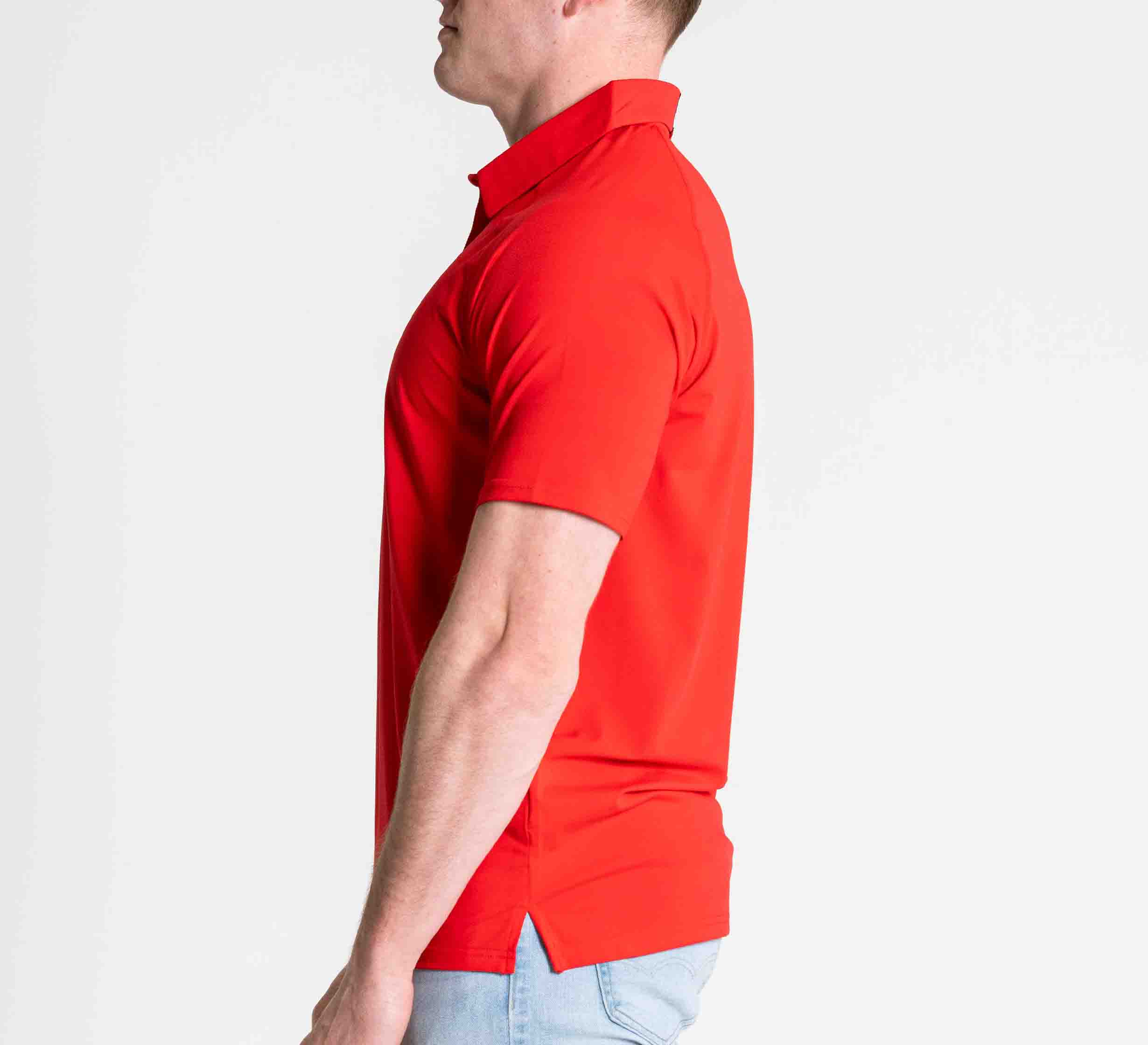 FUJI Performance Polo Red