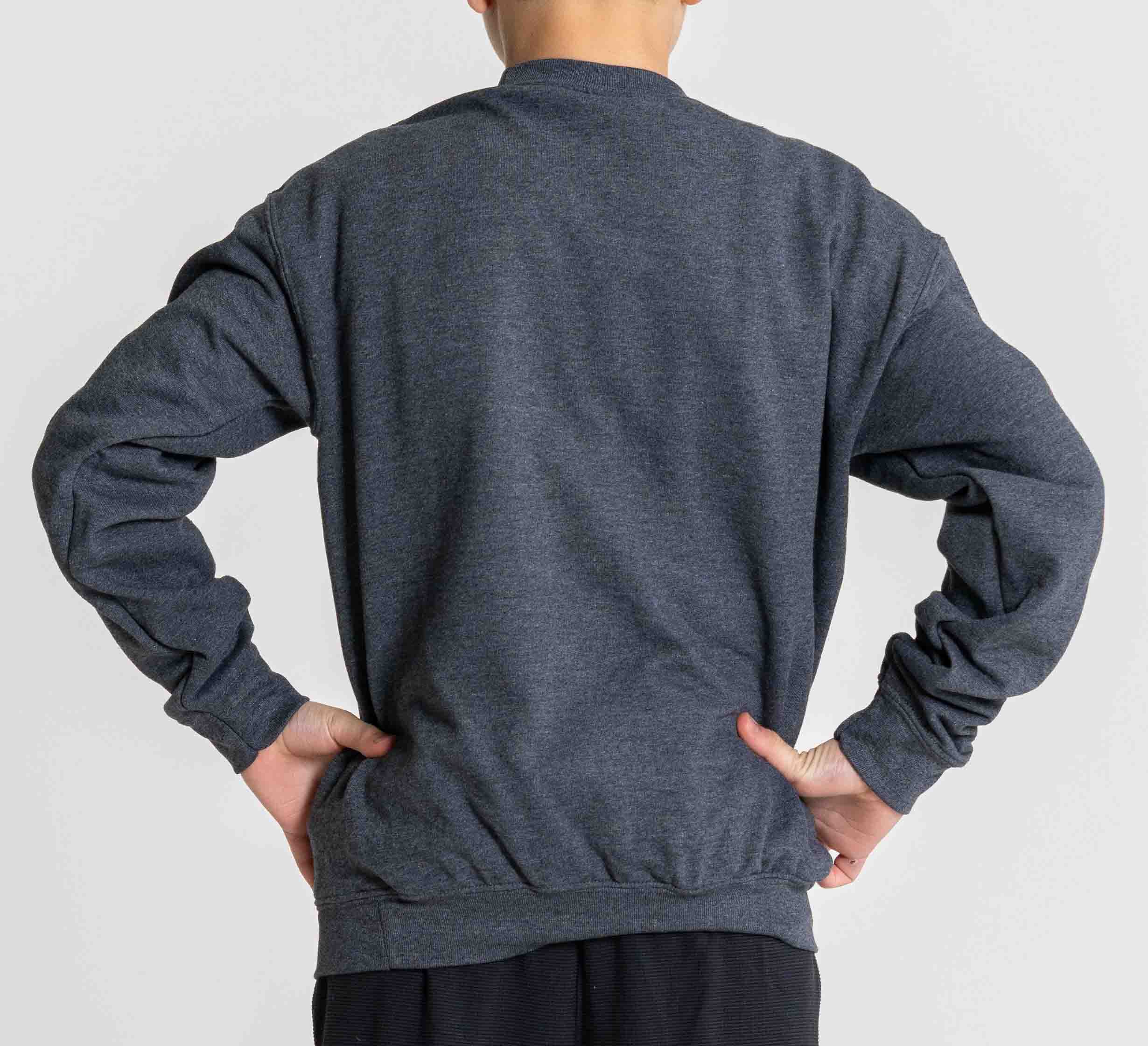 Kids Signature Crewneck Carbon