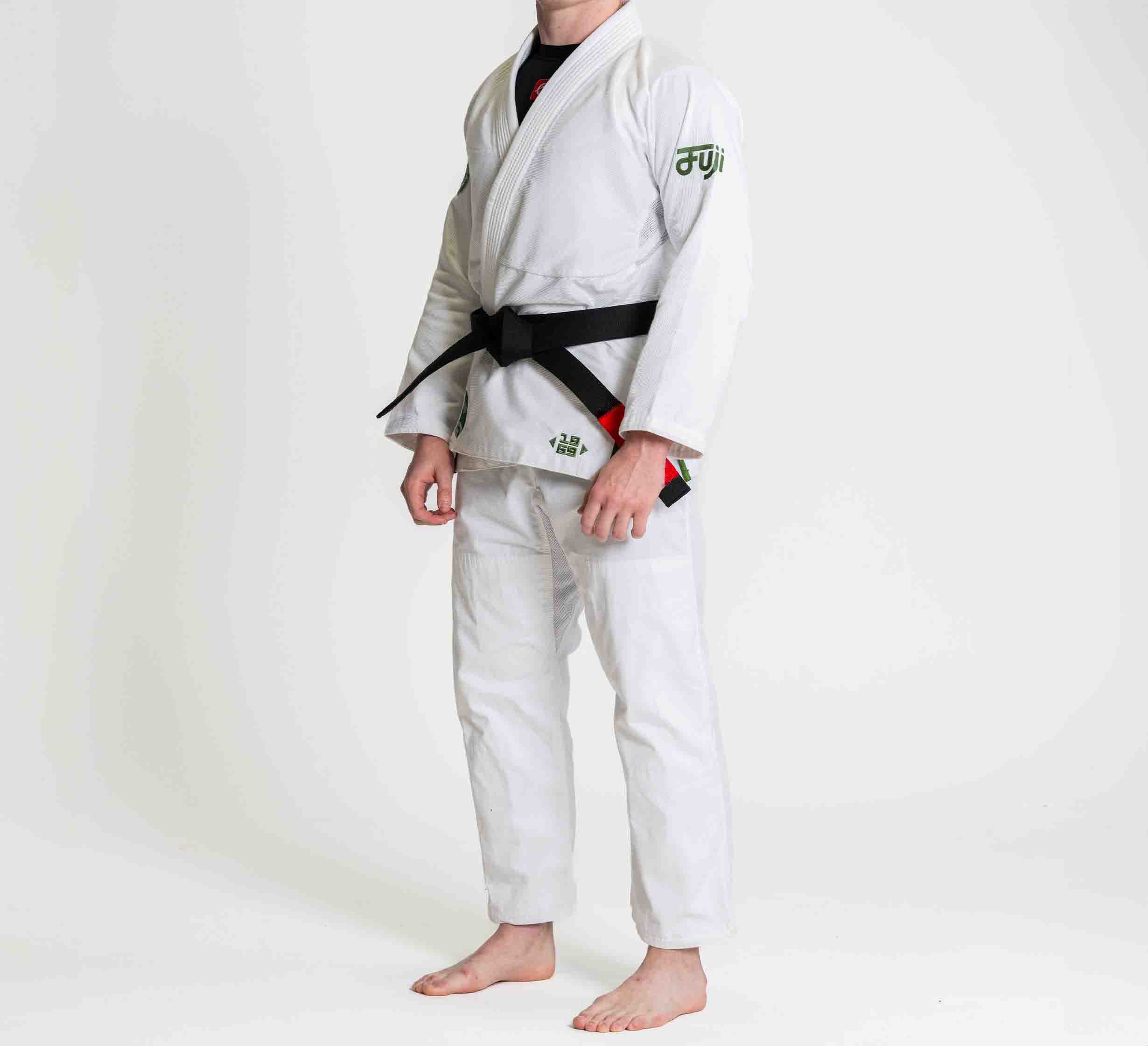 Flow-Tech BJJ Gi White/Green