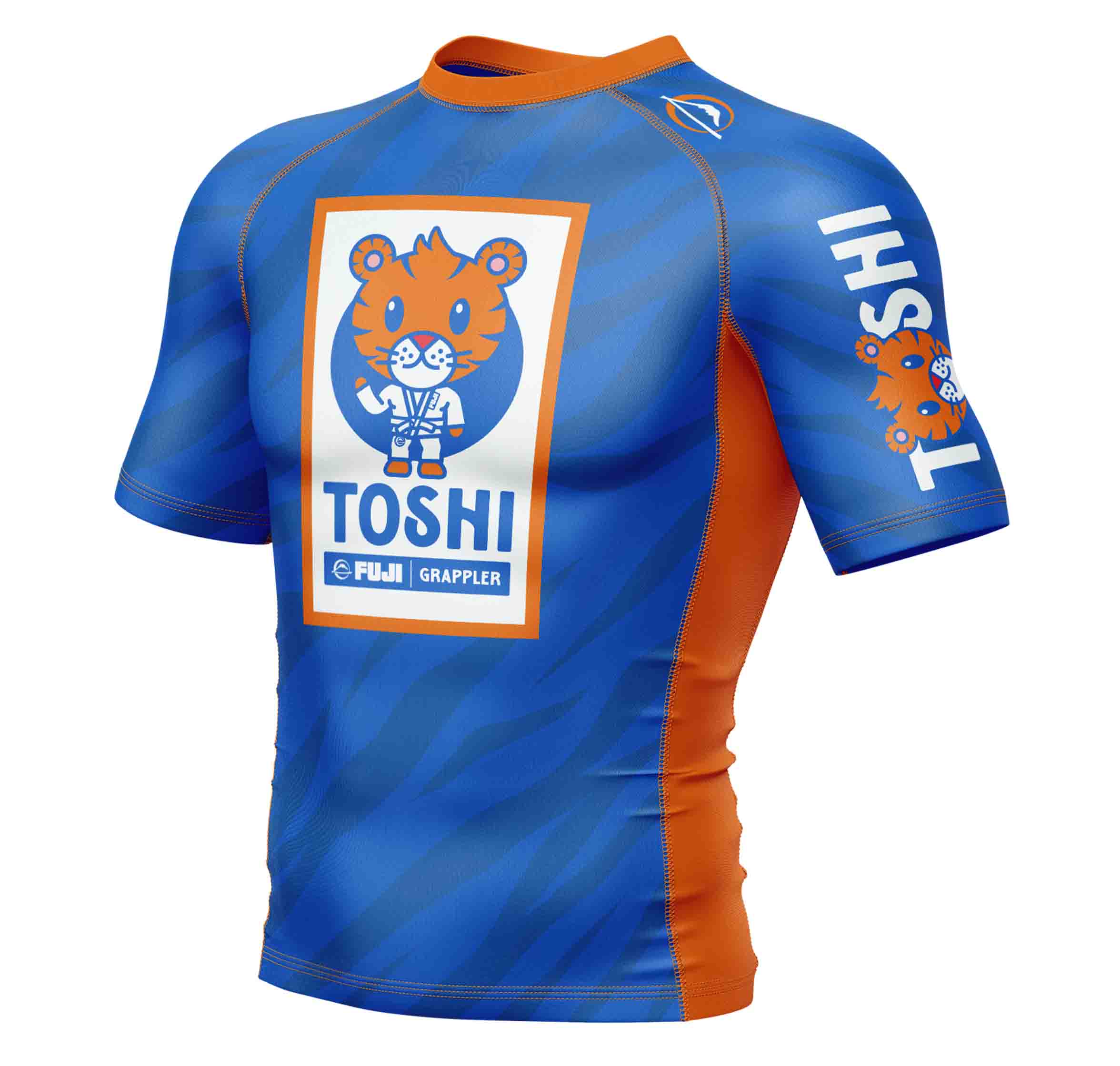 Kids Toshi Rashguard Blue/Orange