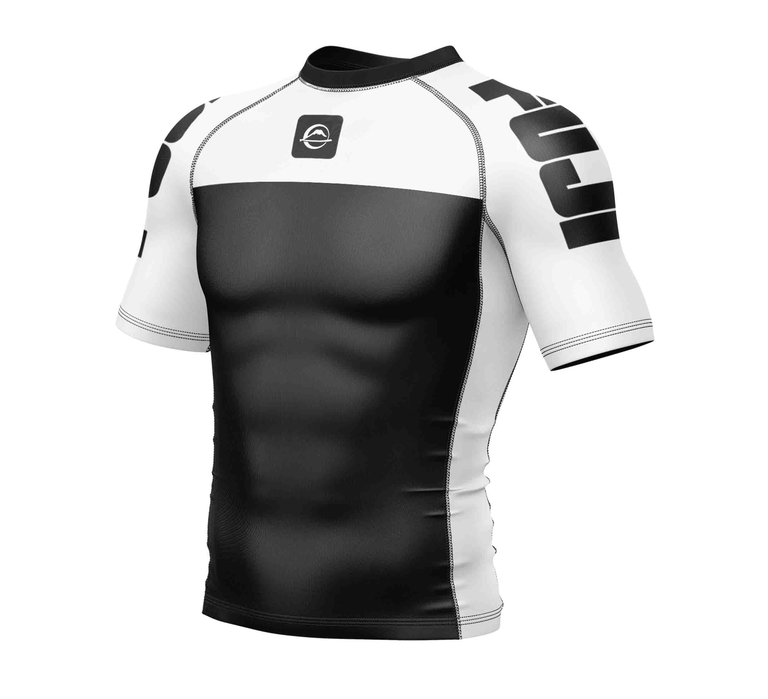 Kids Competition Ranked Rashguard White