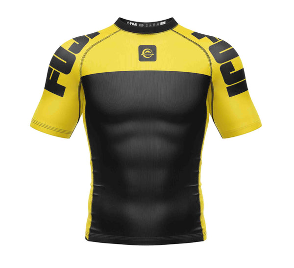 Kids IBJJF Ranked Rashguard Yellow