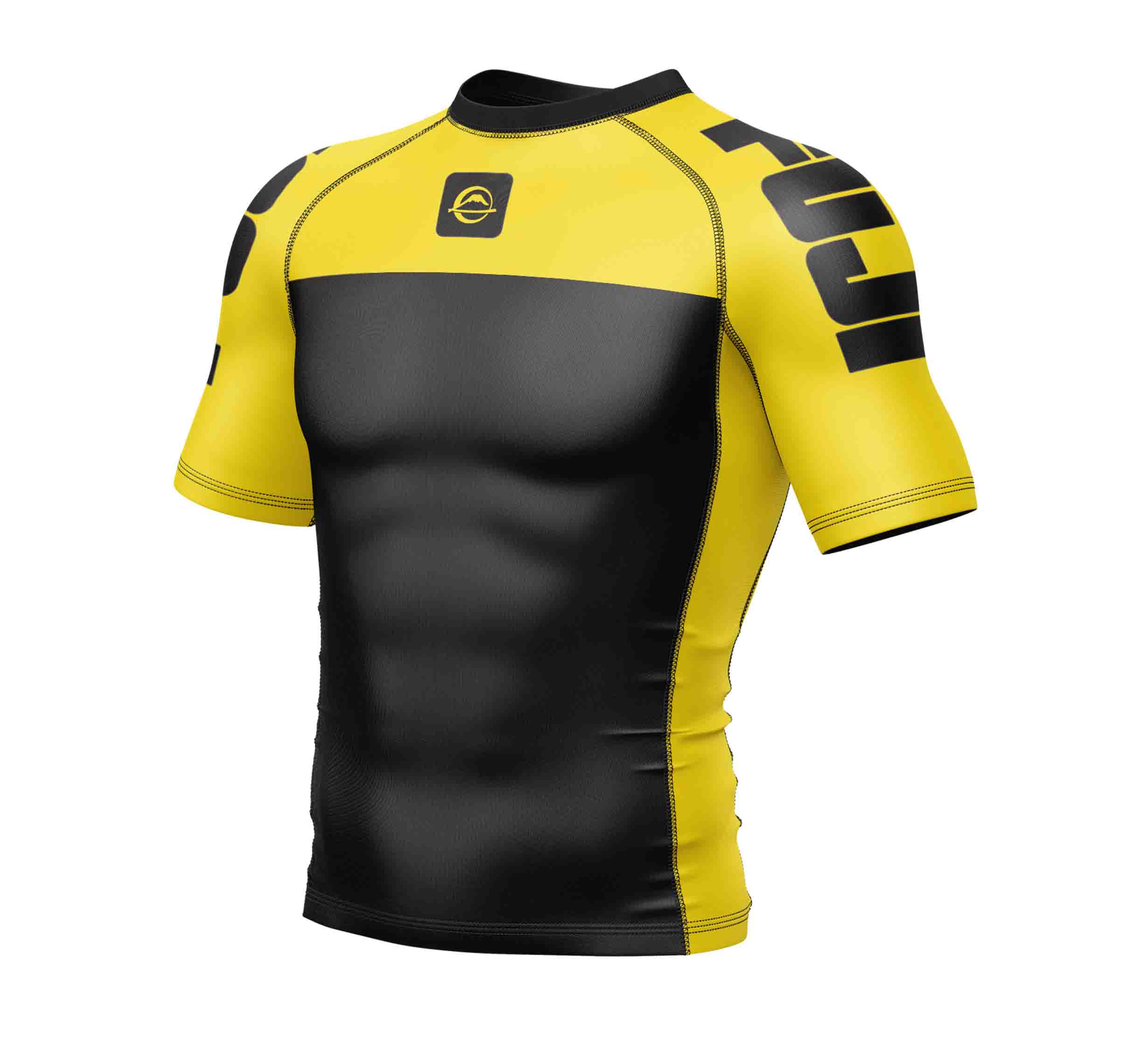 Kids Competition Ranked Rashguard Yellow