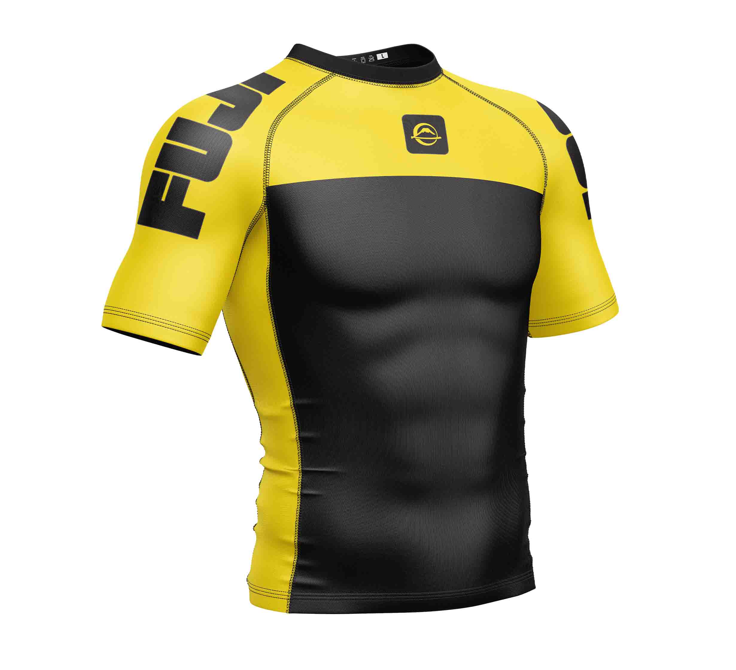 Kids Competition Ranked Rashguard Yellow