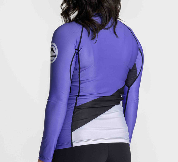 Womens Pacer Flex Lite Long Sleeve Rashguard Purple