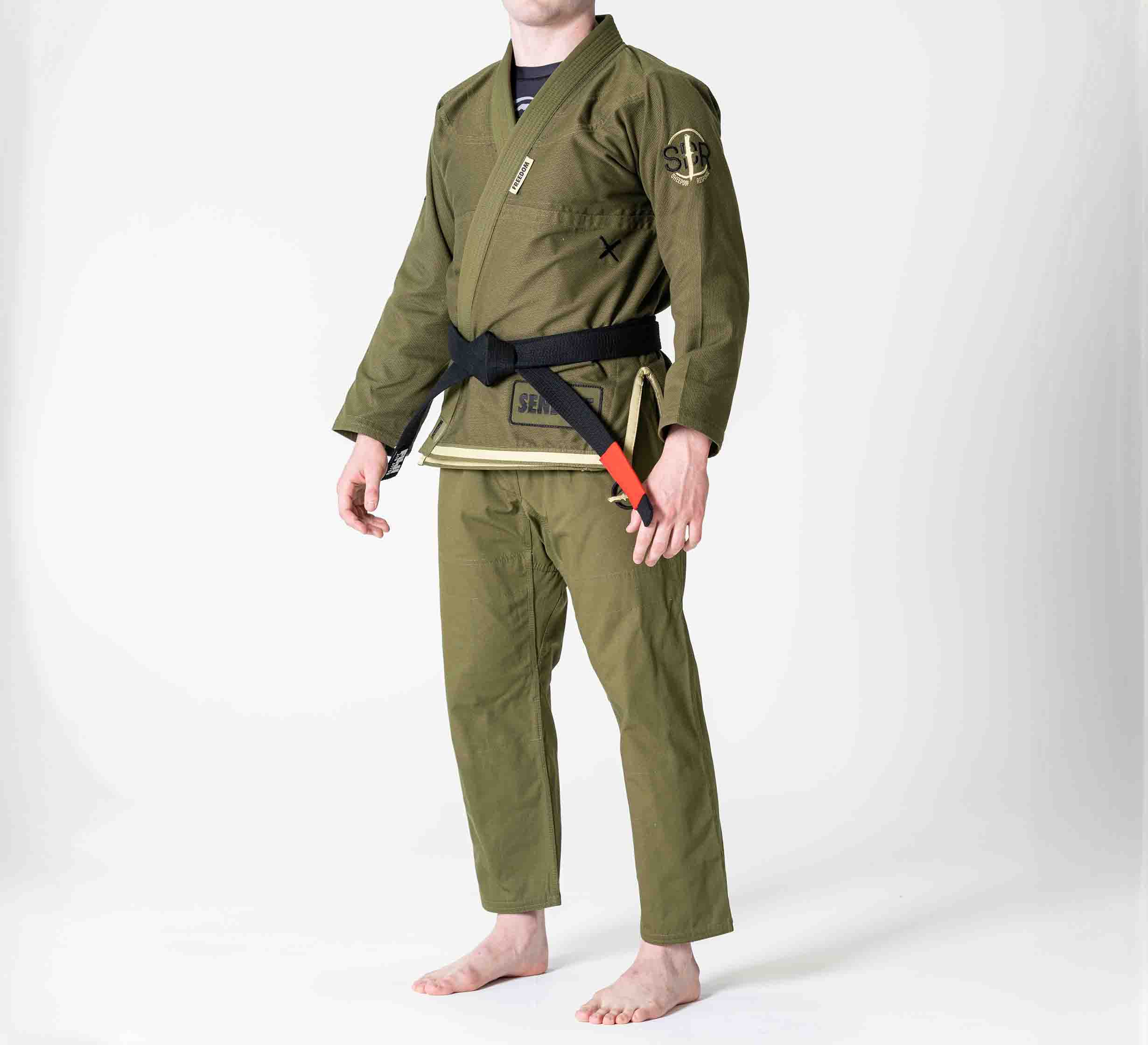 Suparaito BJJ Gi Sheepdog Response Edition Military Green