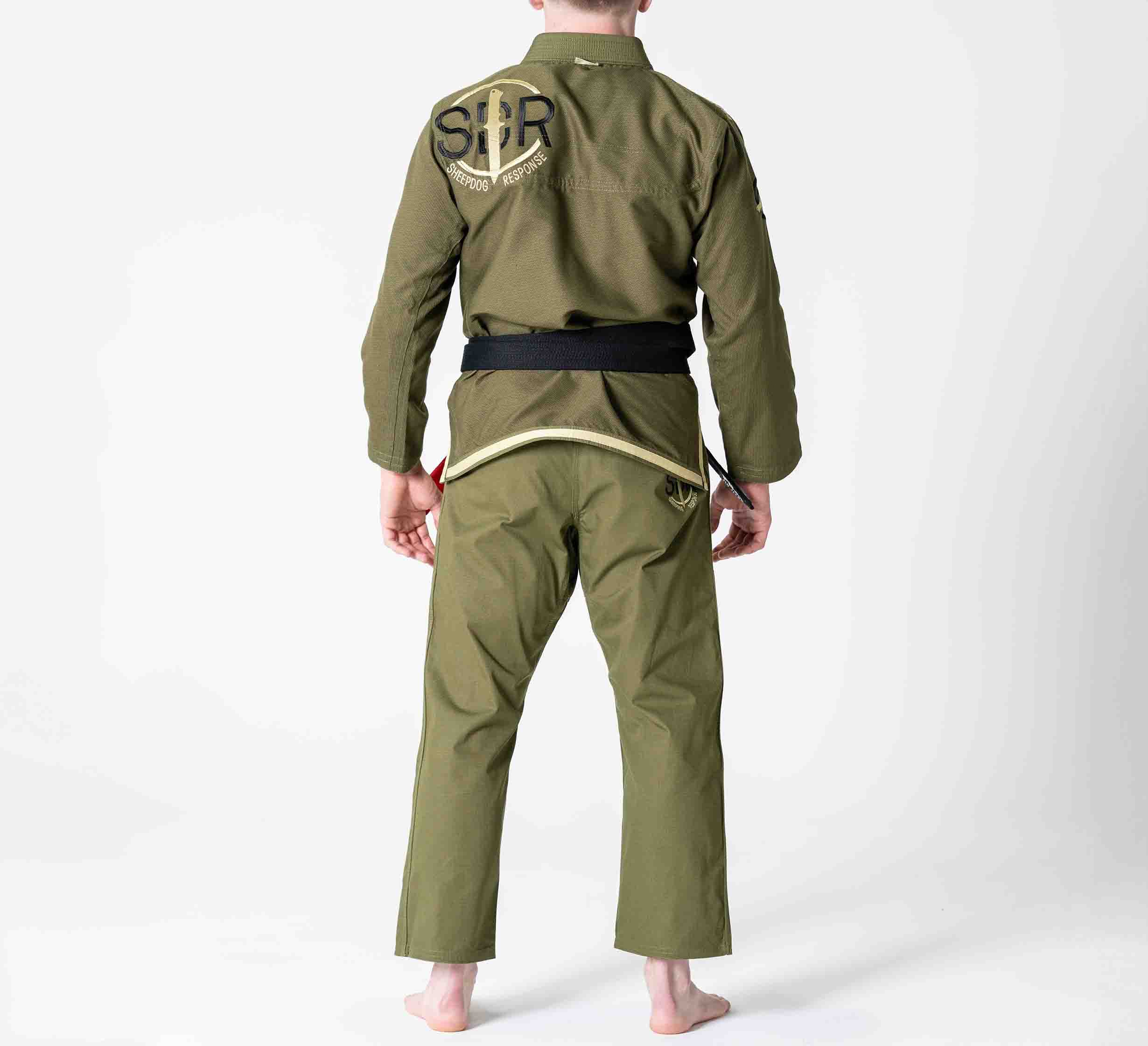 Suparaito BJJ Gi Sheepdog Response Edition Military Green