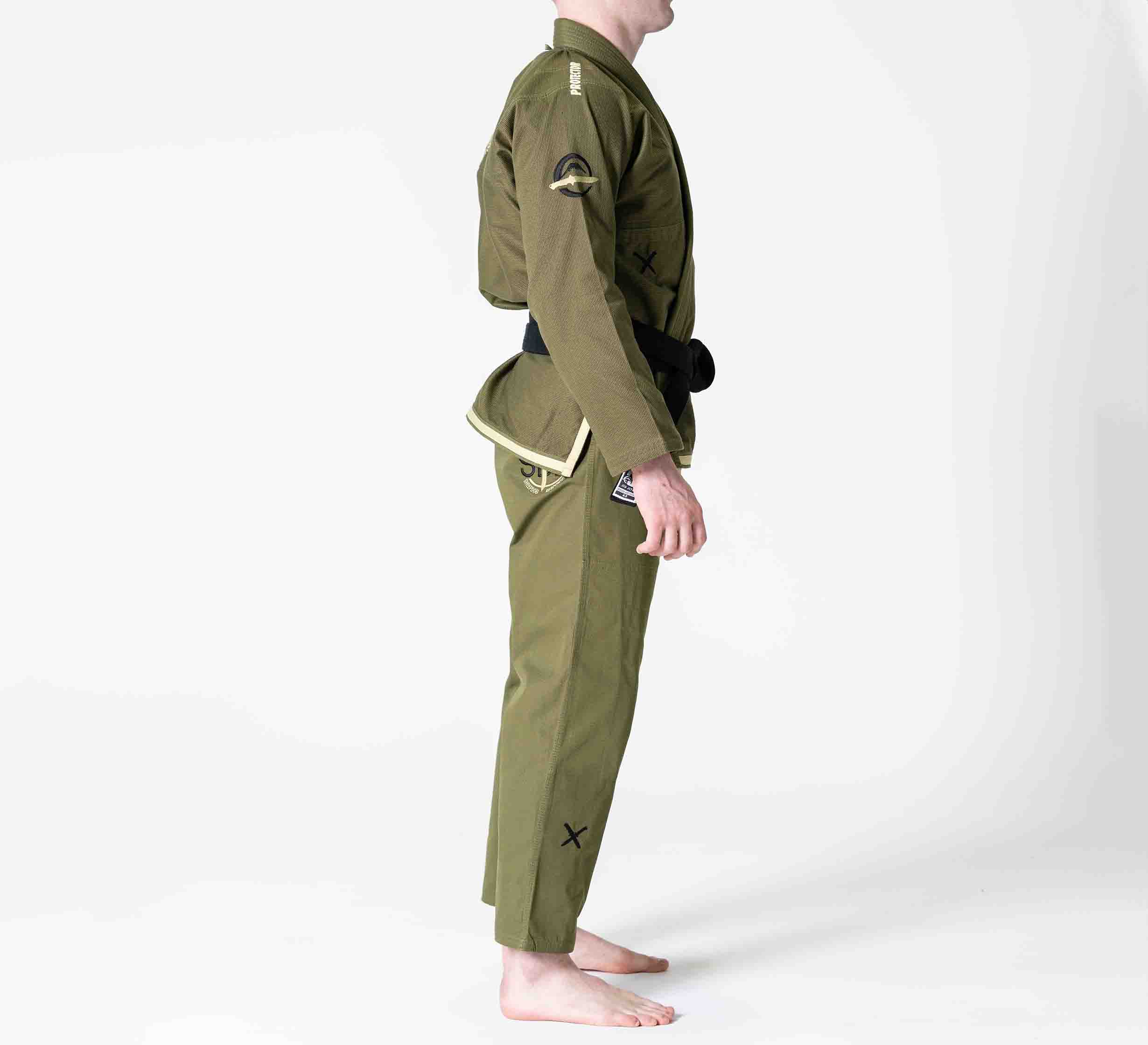 Suparaito BJJ Gi Sheepdog Response Edition Military Green