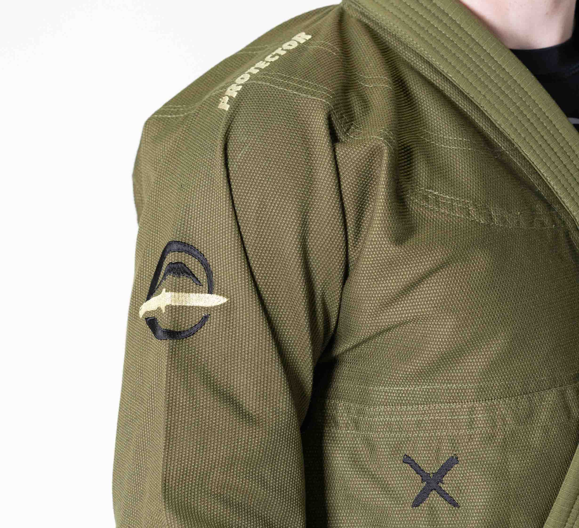 Suparaito BJJ Gi Sheepdog Response Edition Military Green