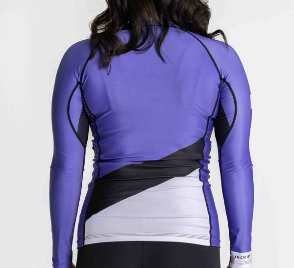 Womens Pacer Flex Lite Long Sleeve Rashguard Purple