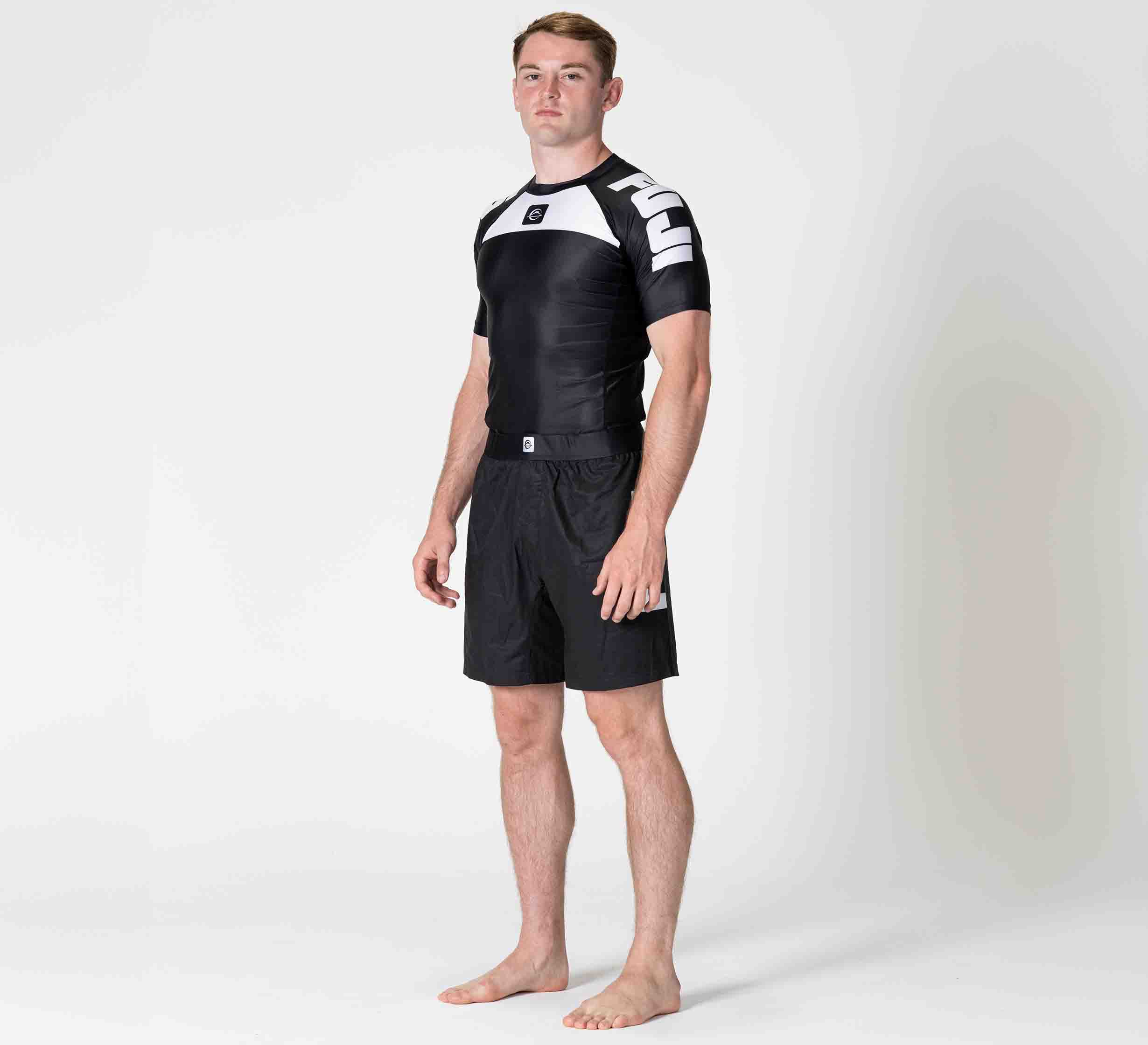 Competition Ranked Rashguard Black