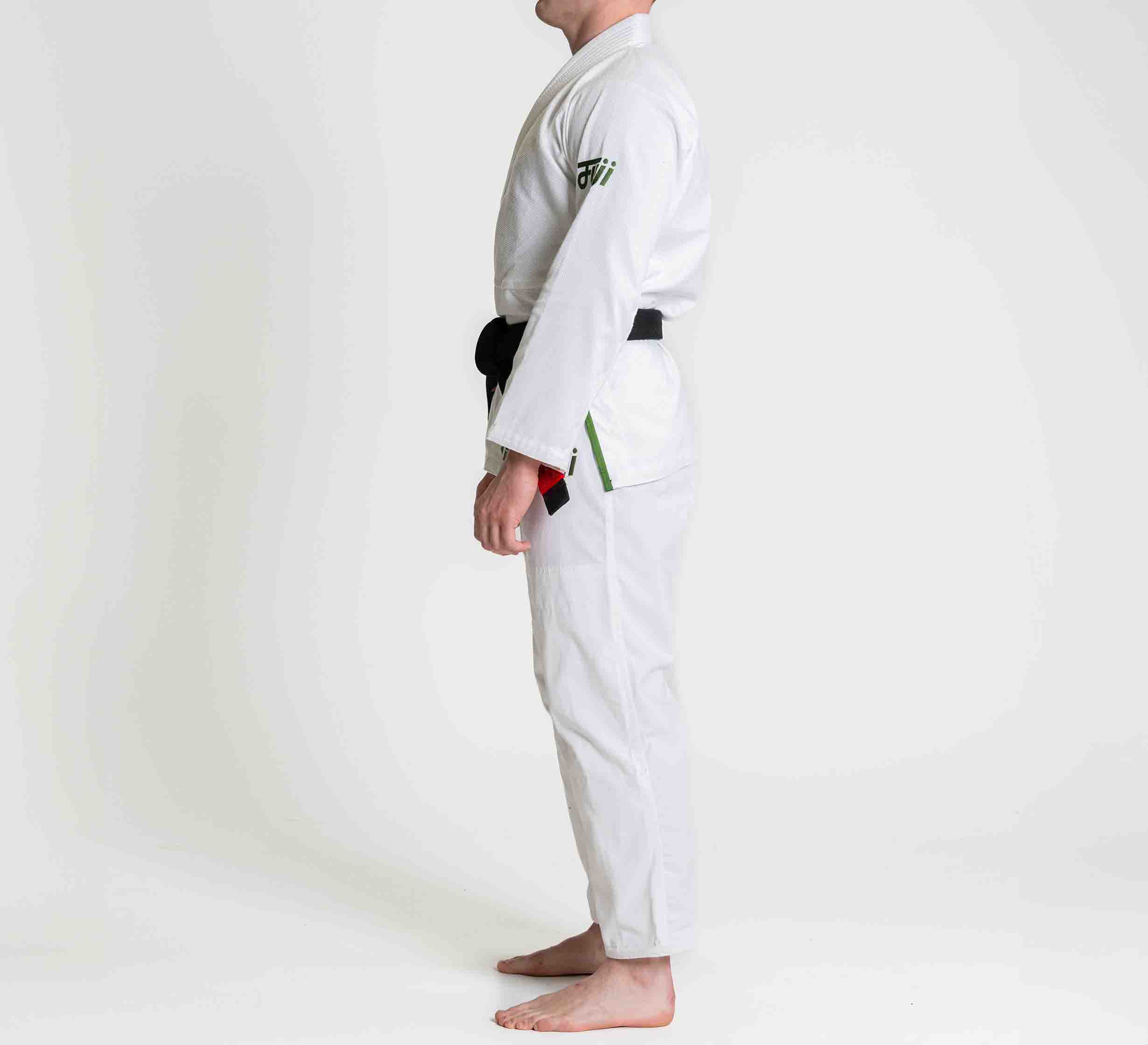 Flow-Tech BJJ Gi White/Green