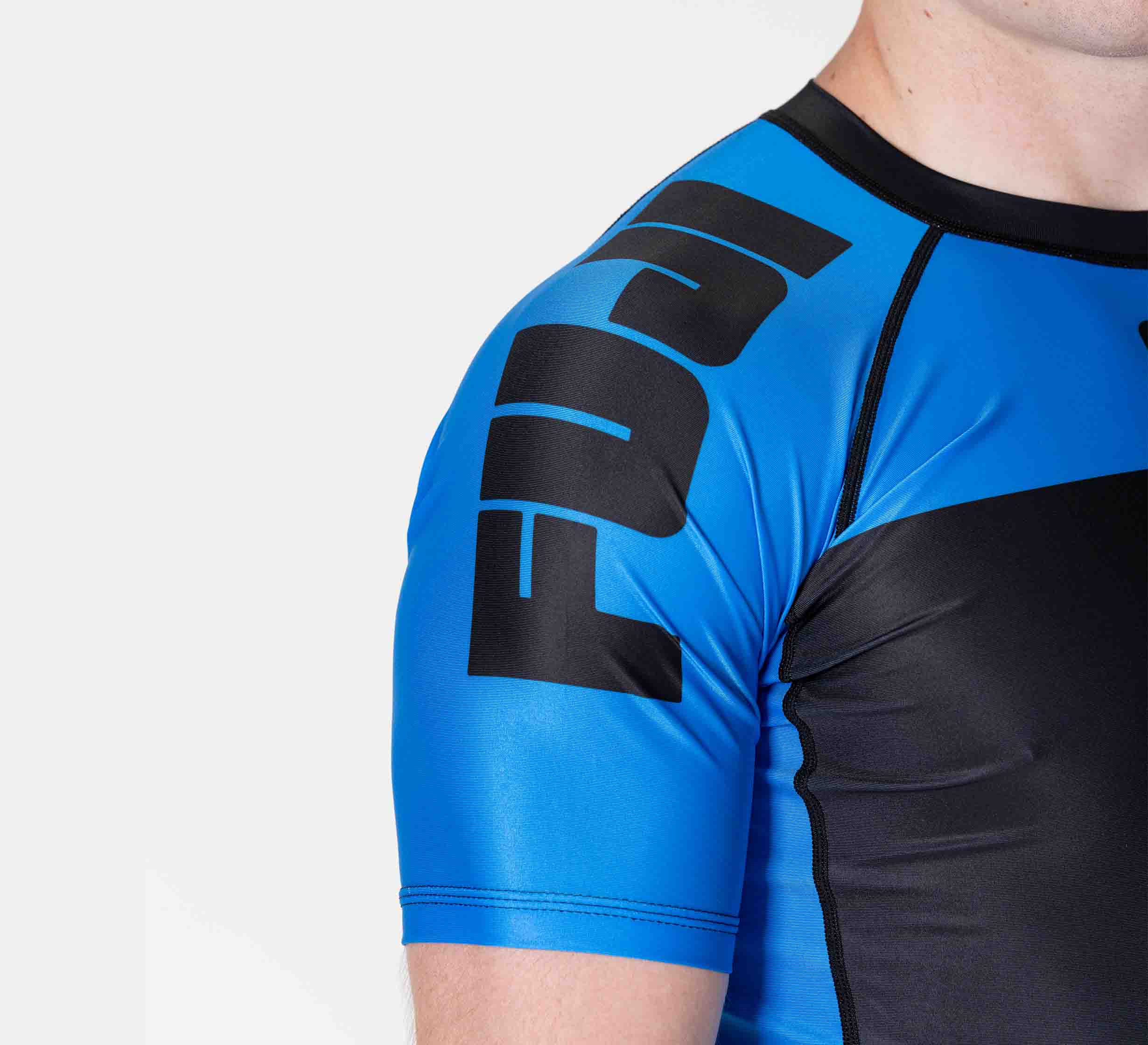 Competition Ranked Rashguard Blue