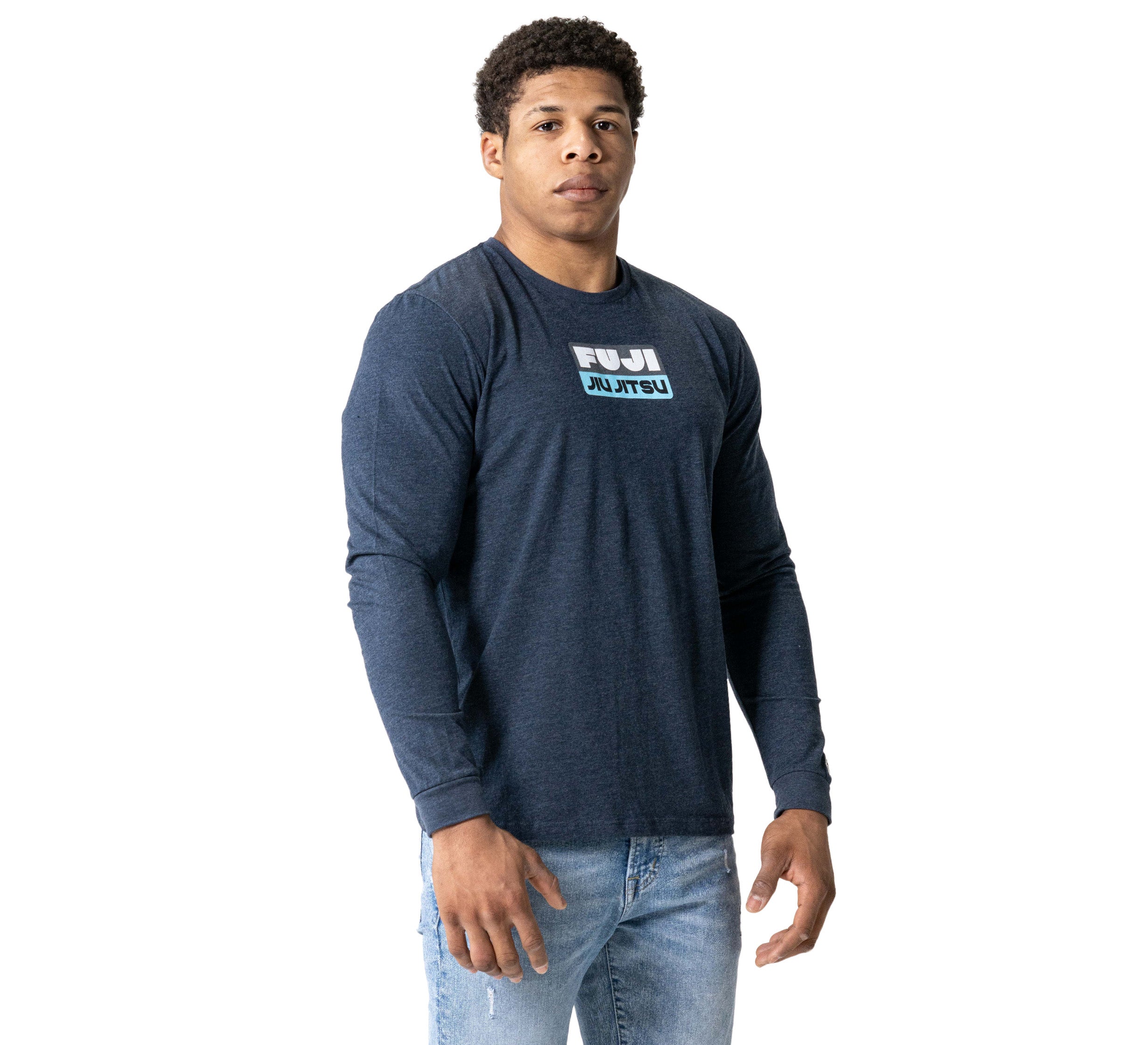 Retro Long Sleeve T-Shirt Navy