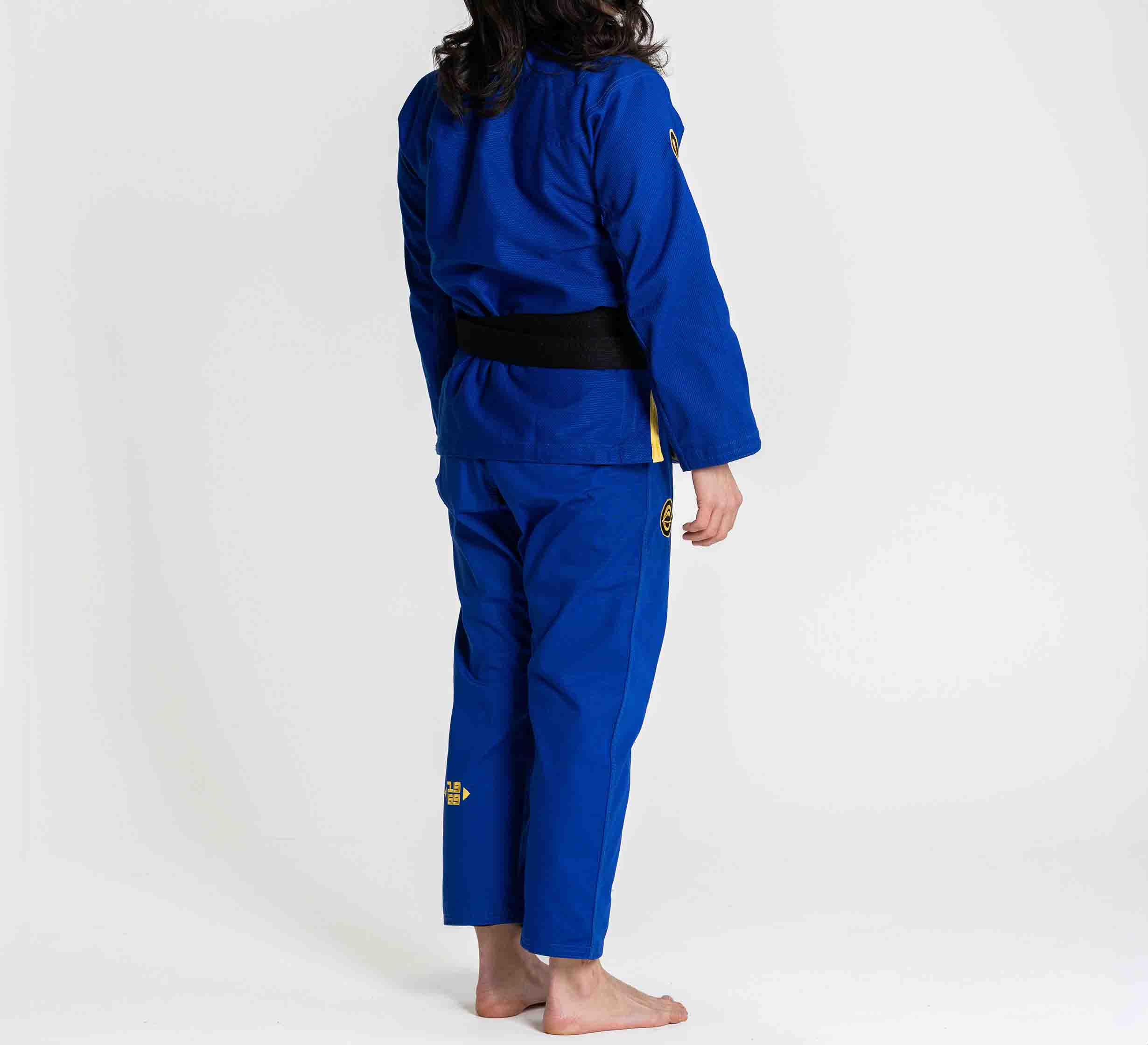 Womens Flow-Tech BJJ Gi Blue/Gold