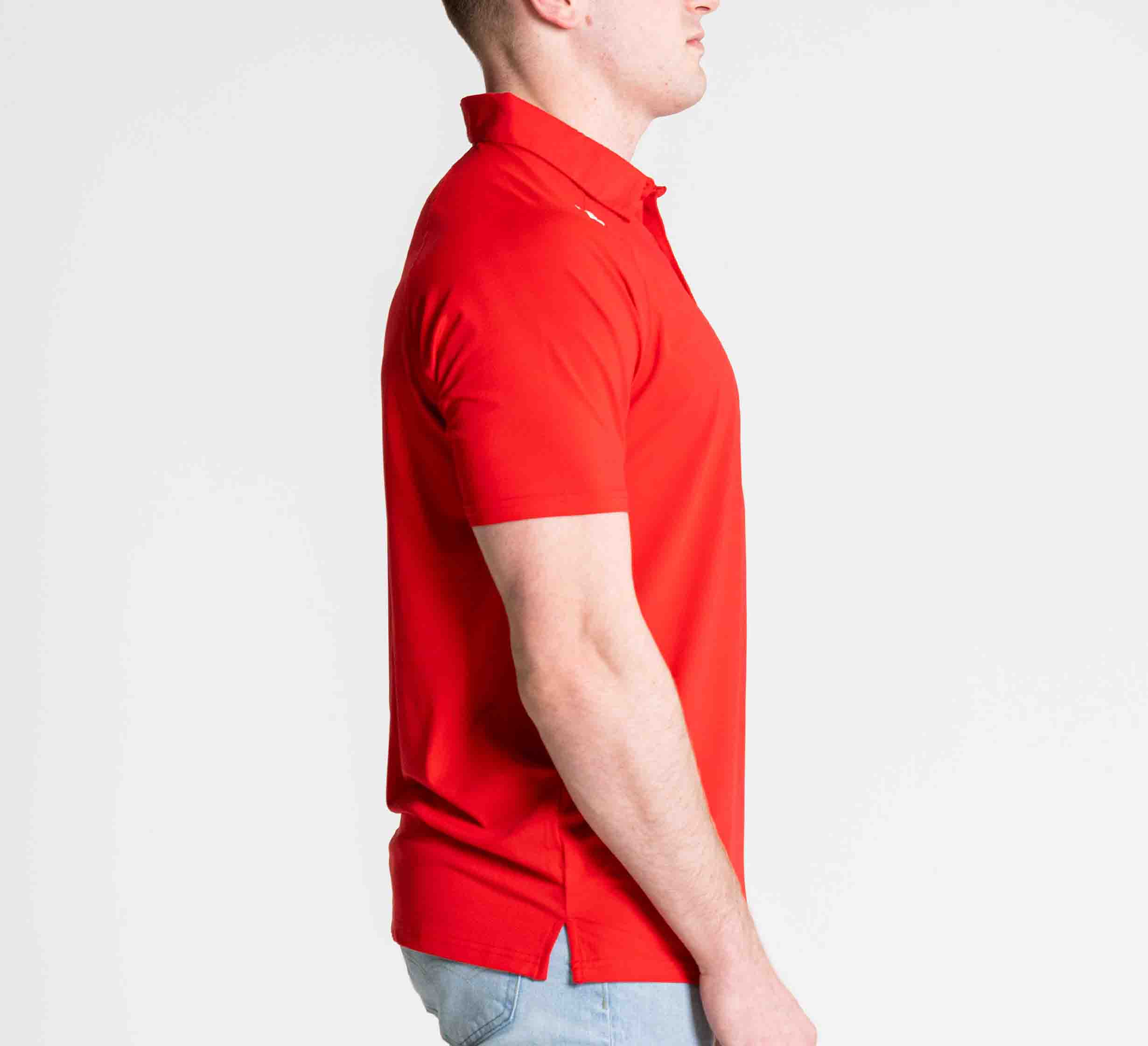 FUJI Performance Polo Red