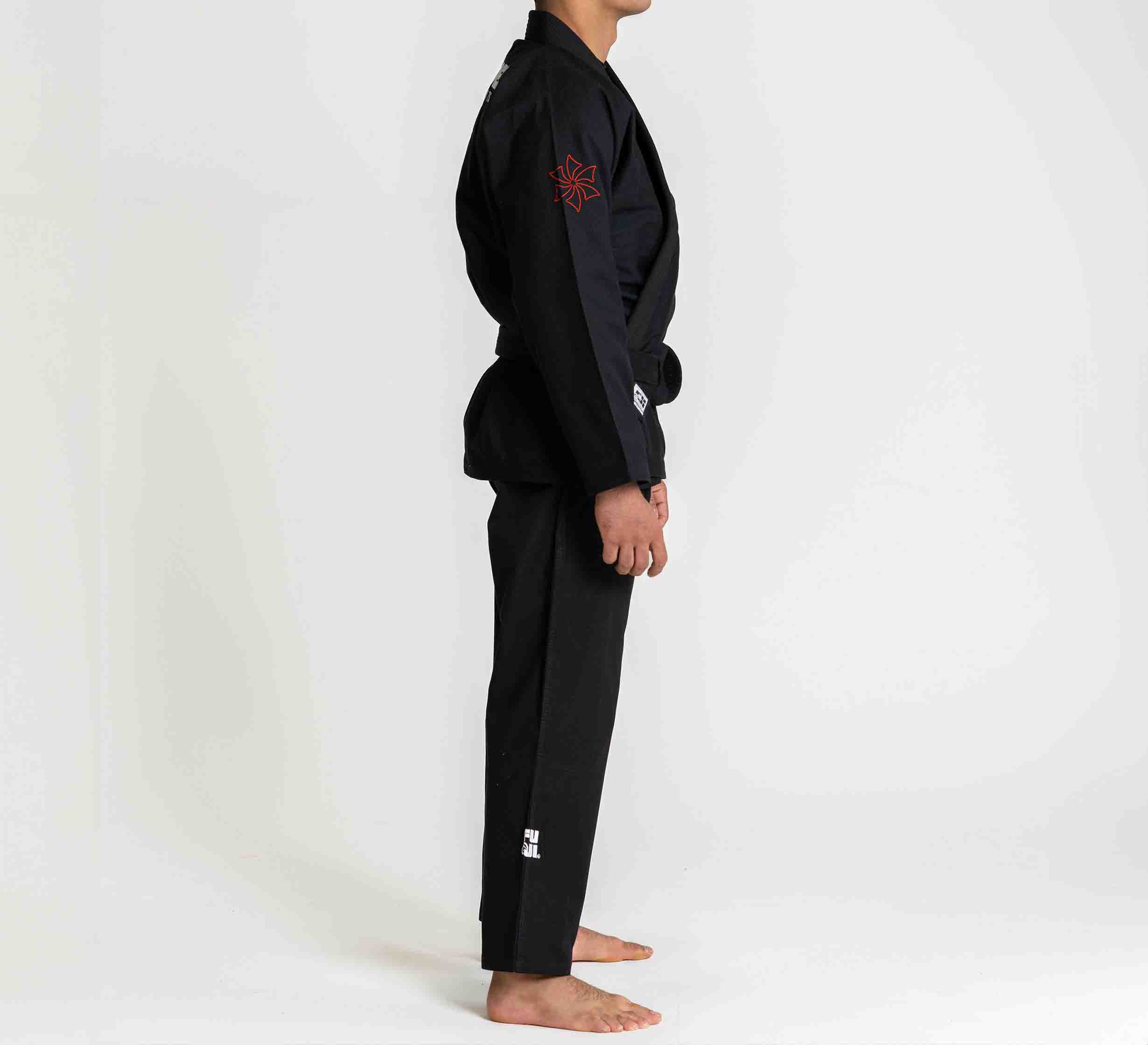 Kids Six Blades Official Suparaito BJJ Gi Black