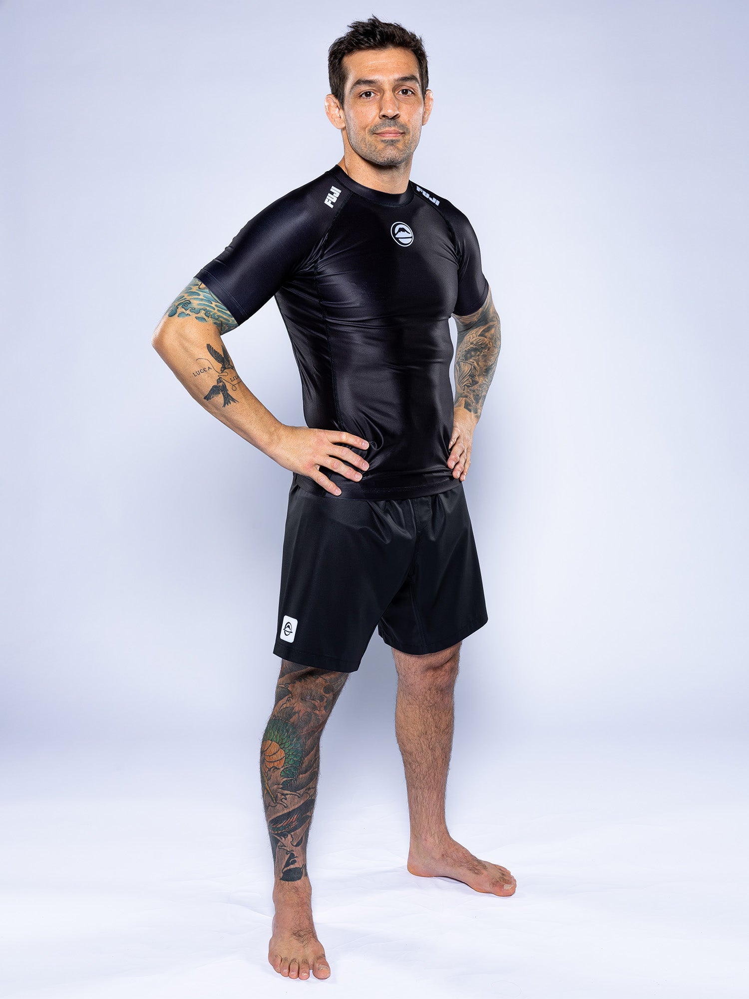 Baseline 2.0 Short Sleeve Rashguard Black