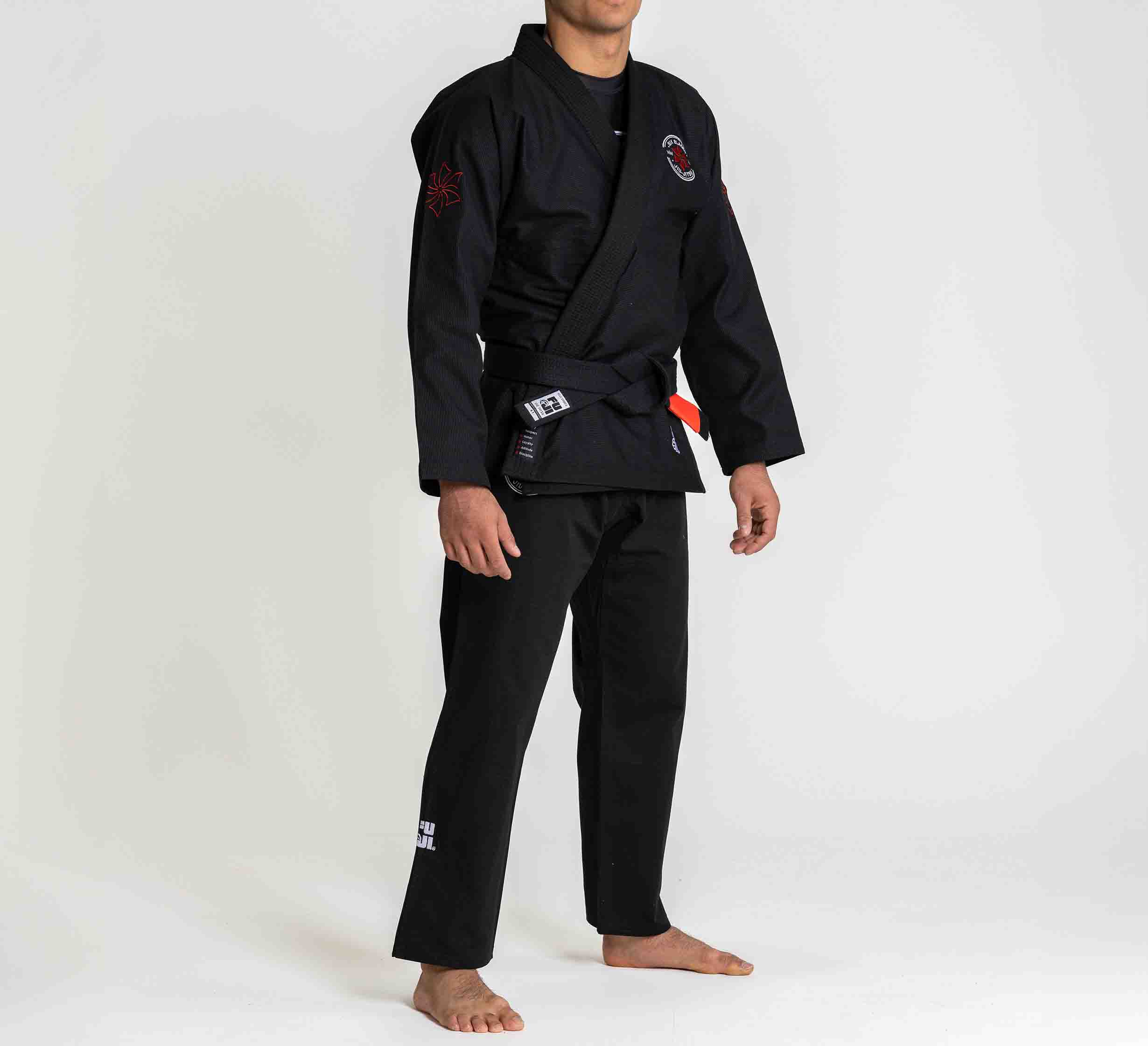 Kids Six Blades Official Suparaito BJJ Gi Black