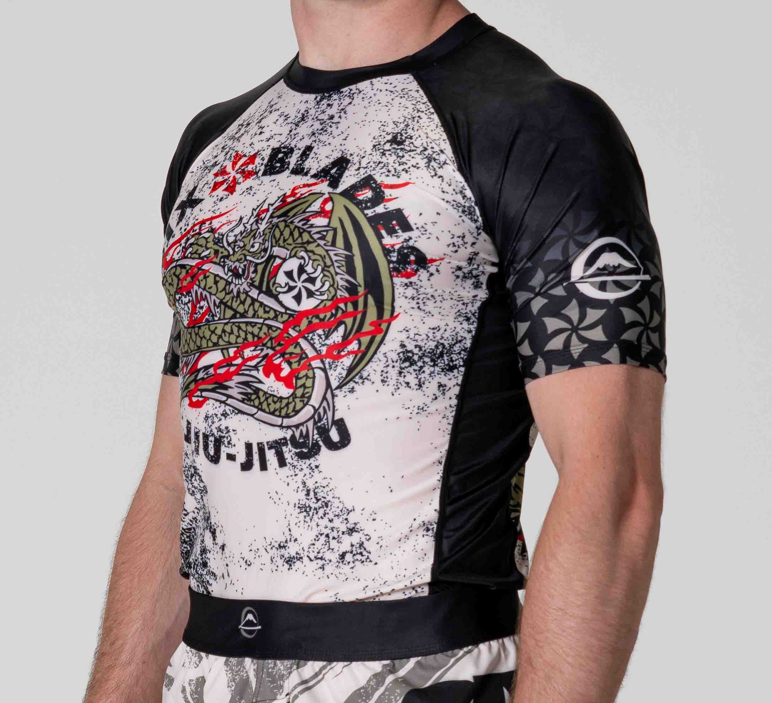 Six Blades Dragon Short Sleeve Flex Lite Rashguard