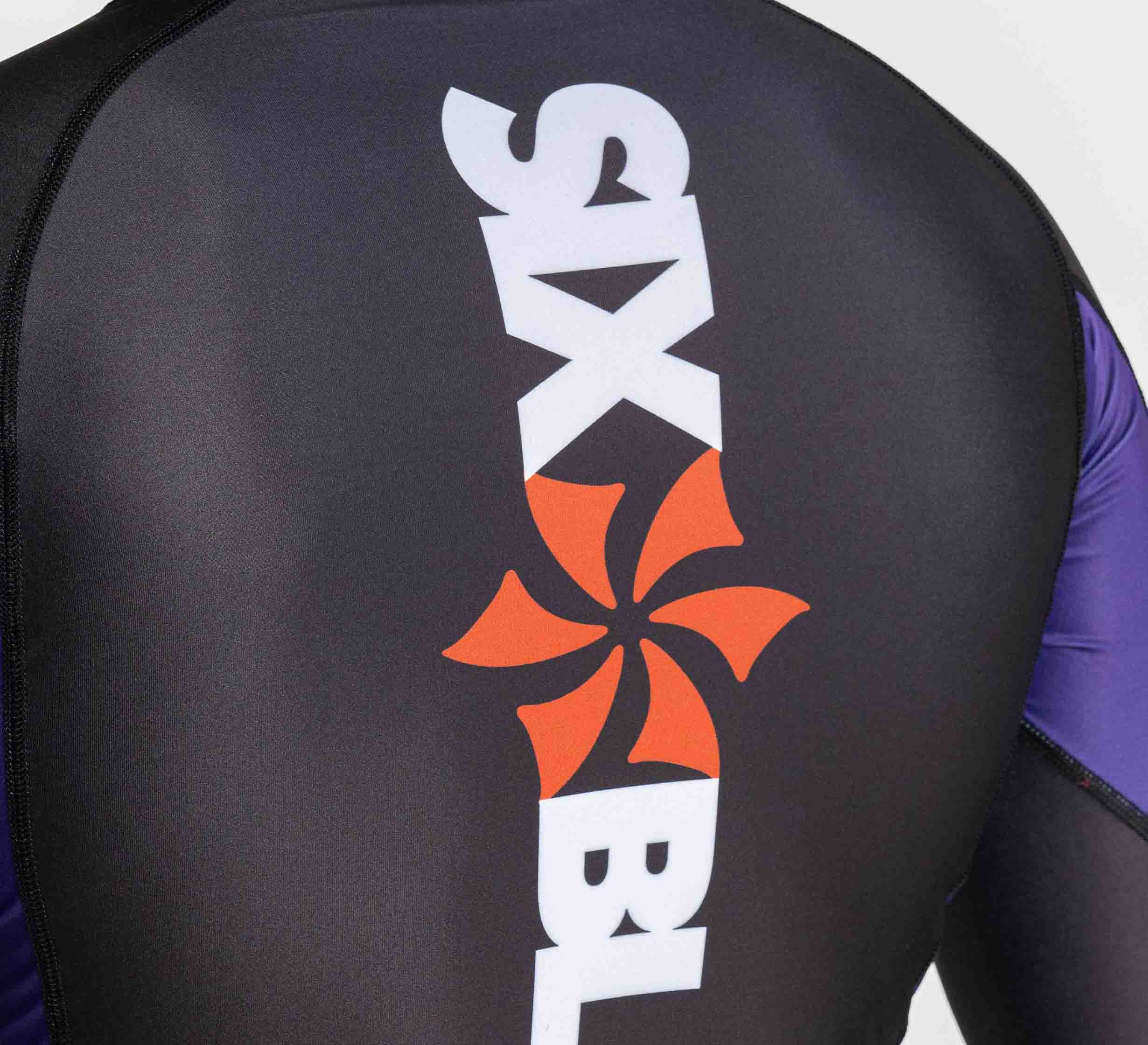 Six Blades Long Sleeve Rashguard Purple