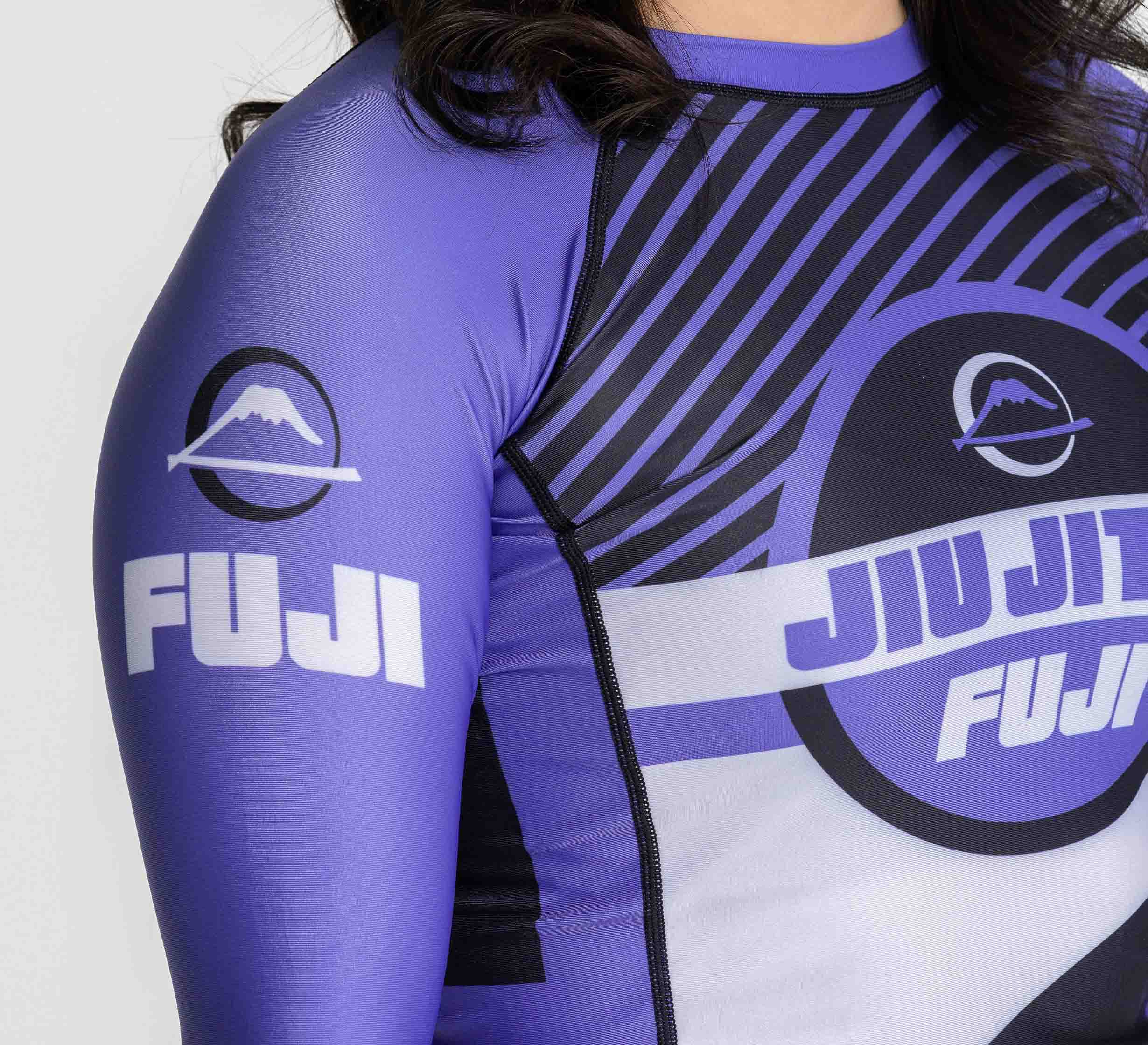 Womens Pacer Flex Lite Long Sleeve Rashguard Purple